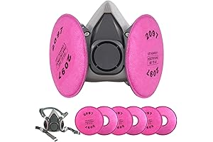 Reusable Half-face Respirator for Gas Protection