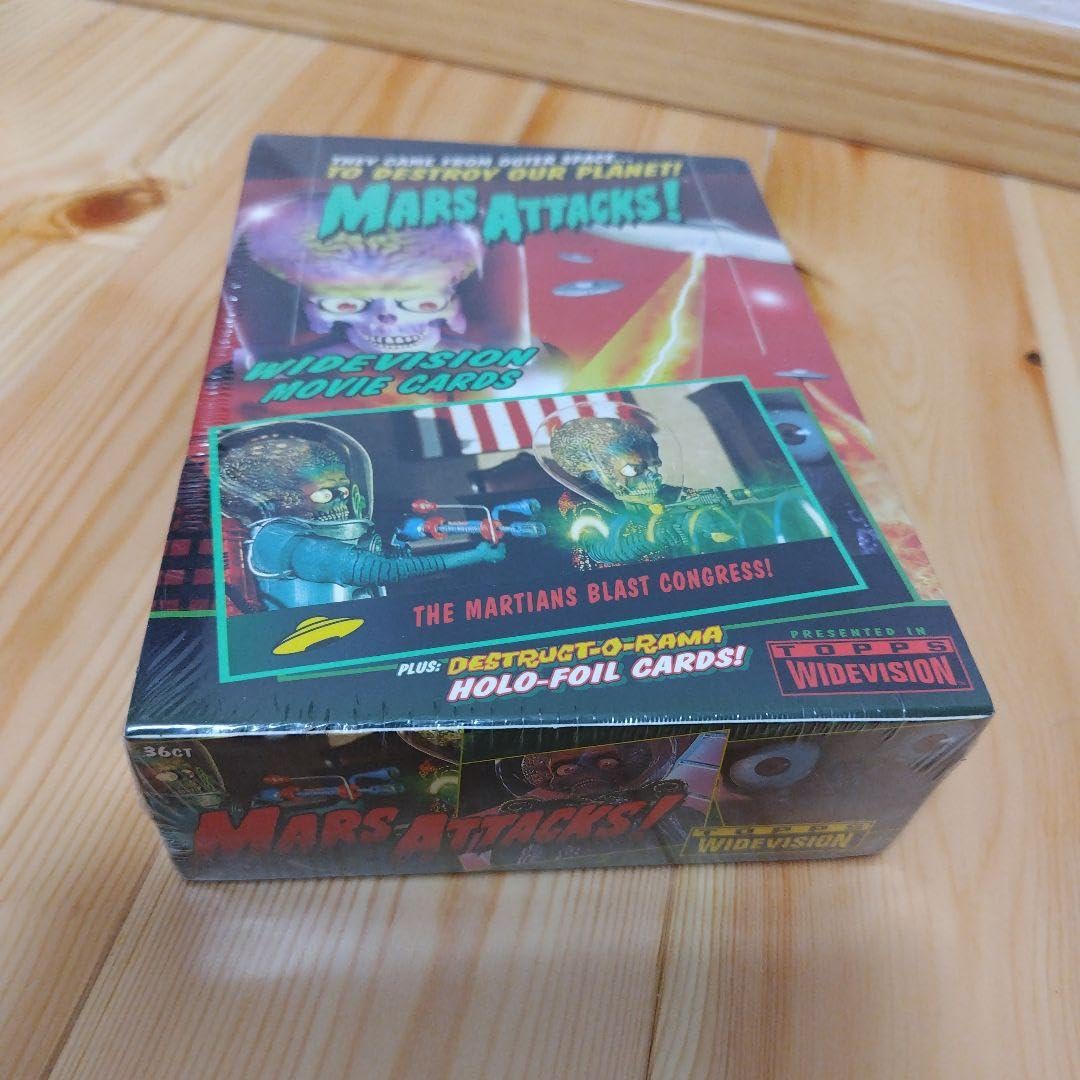 【未開封・シュリンク付き】映画マーズアタックカードゲーム　未開封BOX Amazon.co.jp: シュリンク 映画マーズアタックカードゲーム BOX
