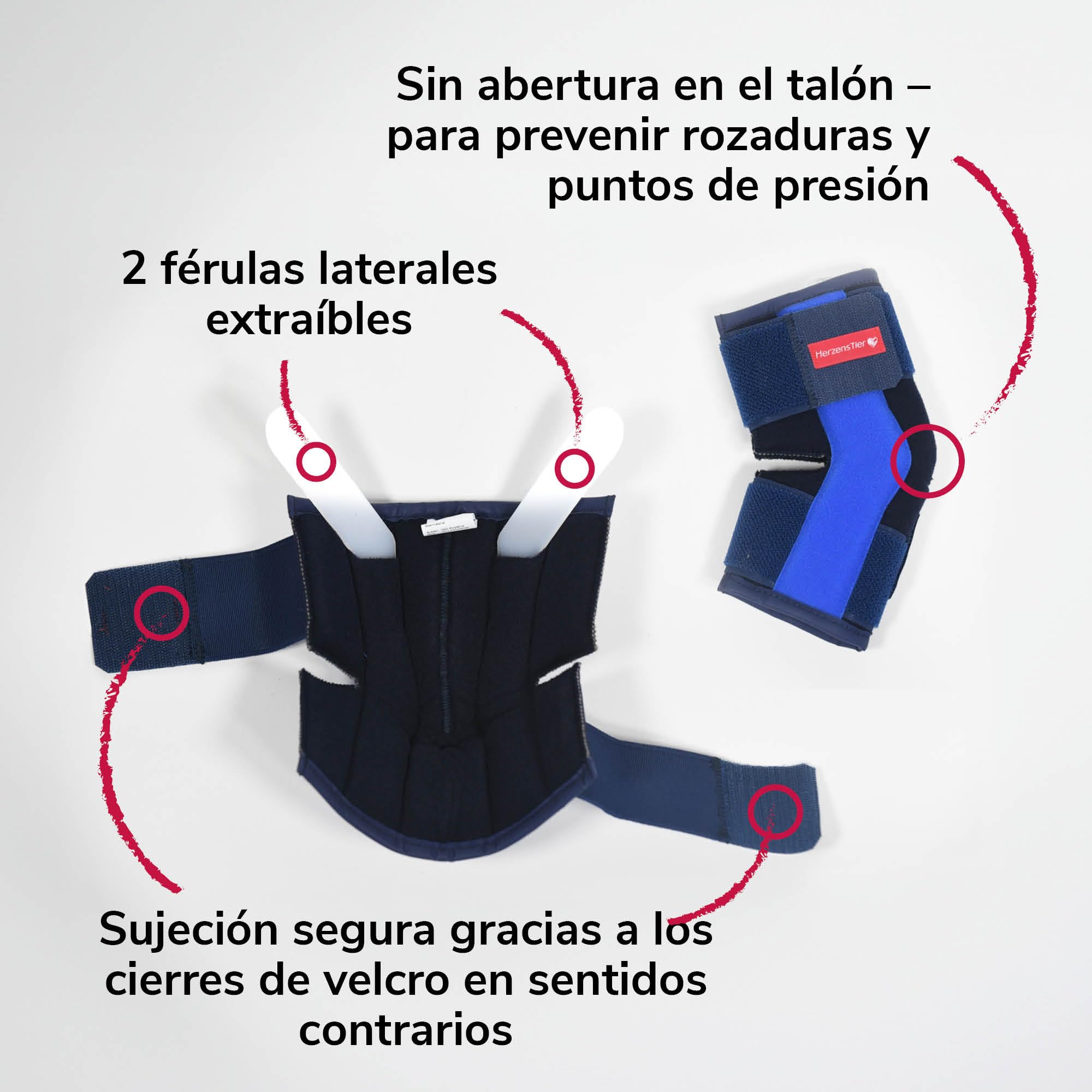 Vendaje de Corvejón de Espuma Talla L para Perros & Gatos – Transpirable con Férulas para el Soporte del Corvejón en Artrosis e Inestabilidad