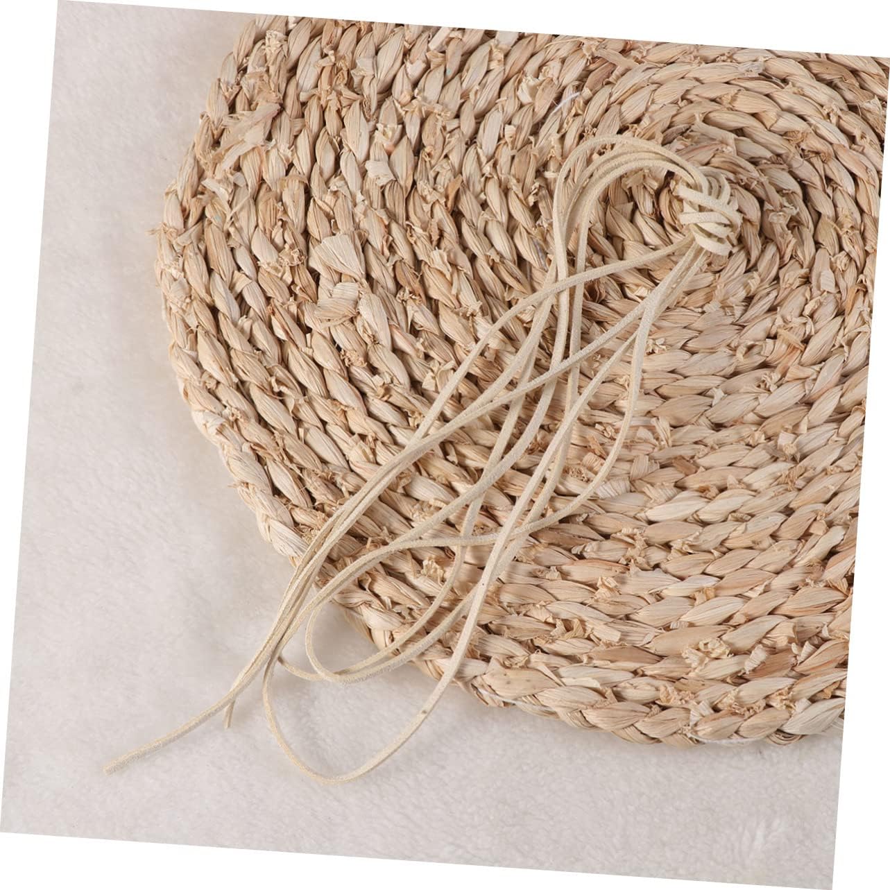 4pcs Synthetic Suede Leather String for Jewelry Making Bracelet and Necklace Crafting Beading Cord Colors Light Brown Black Dark Brown