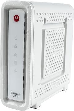 ARRIS / Motorola SurfBoard SB6141 DOCSIS 3.0 Cable Modem - White