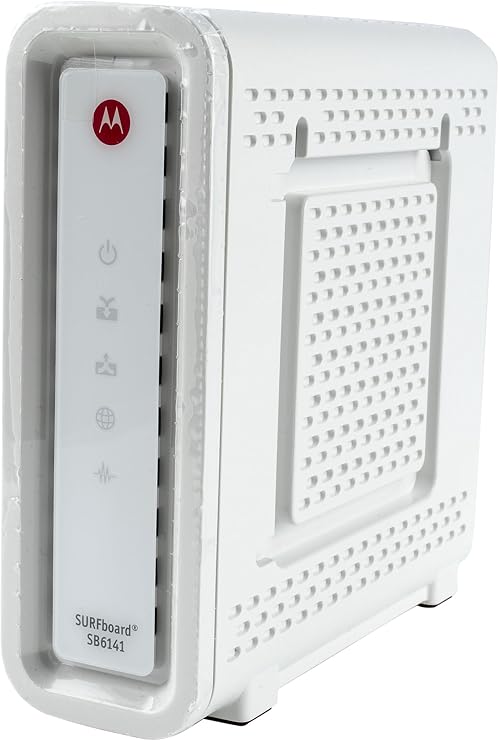 ARRIS / Motorola SurfBoard SB6141 DOCSIS 3.0 Cable Modem - White