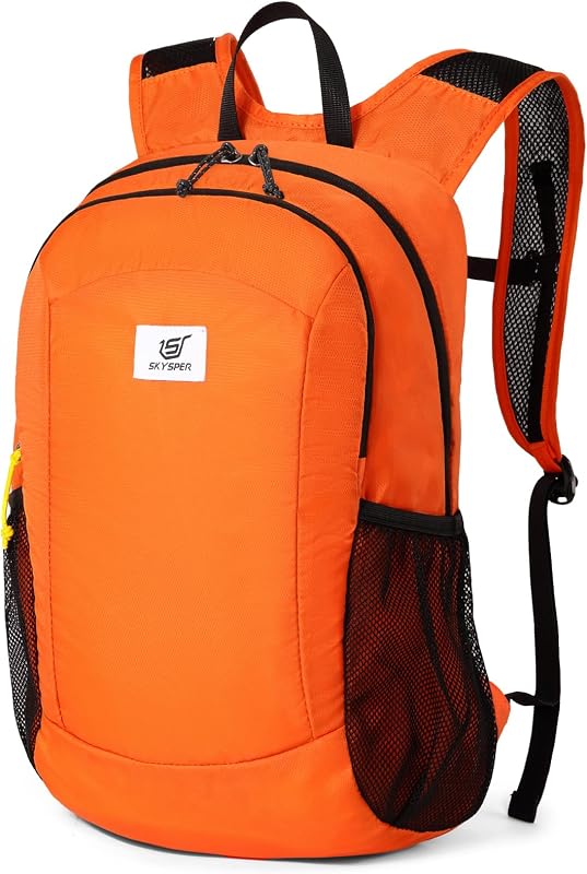 SKYSPER Hiking Backpack Ultralight Packable RFID Travel Daypack Small Nylon Stuff Pack 16L Outdoor Bag for Women Men