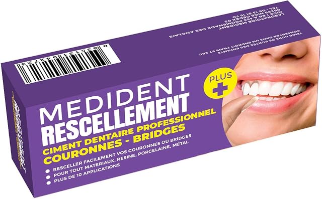 Dental Cement MEDIDENT © for RECEMENTING Crowns OR Bridges-Stronger Bond