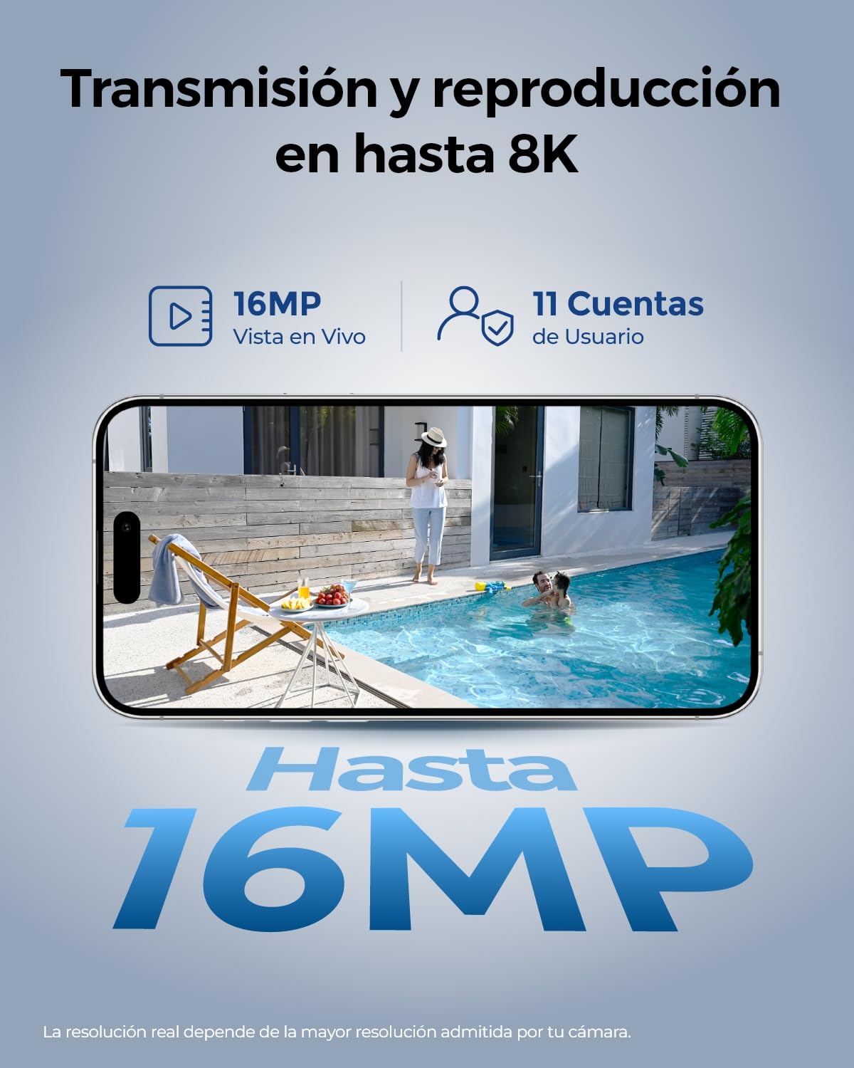 Reolink Home Hub Pro con HDD de 2TB para Cámara de Vigilancia, 16MP Live View & Playback, Wi-Fi 6 de 2,4/5 GHz, Gestión Central y Almacenamiento Local Expandible, Sin Costo Mensual