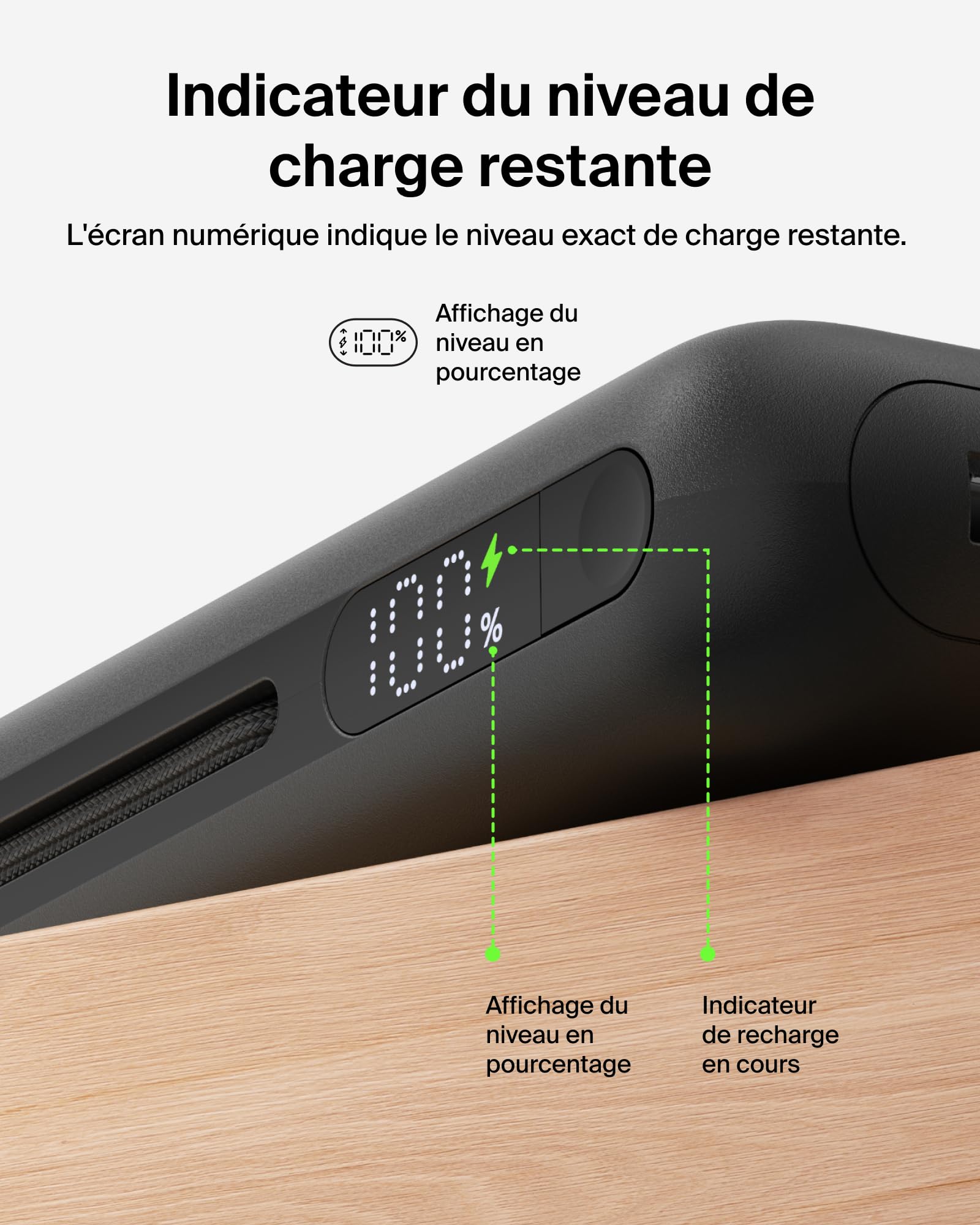 Belkin UltraCharge Pro Batterie Externe 25K pour Ordinateurs - Noir