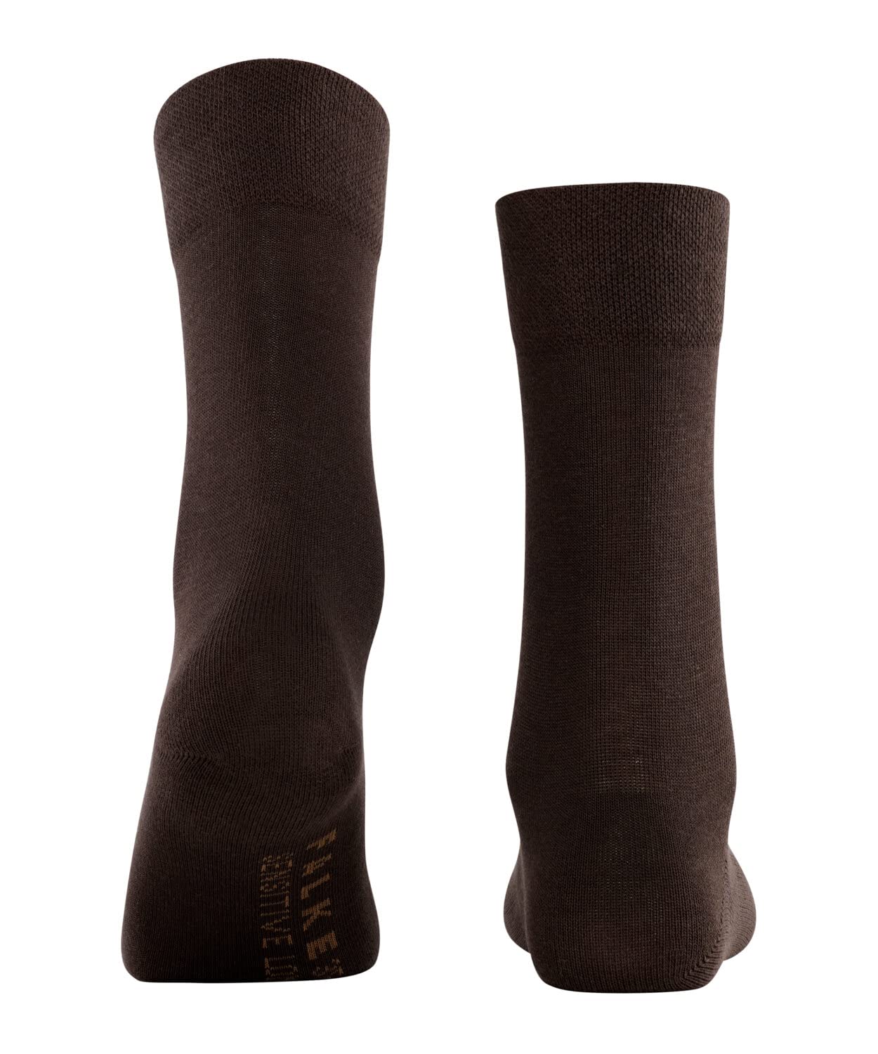 FALKE Sensitive London W So coton non-comprimantes 1 paire, Chaussettes Femme, Marron Dark Brown 5233, 39-42
