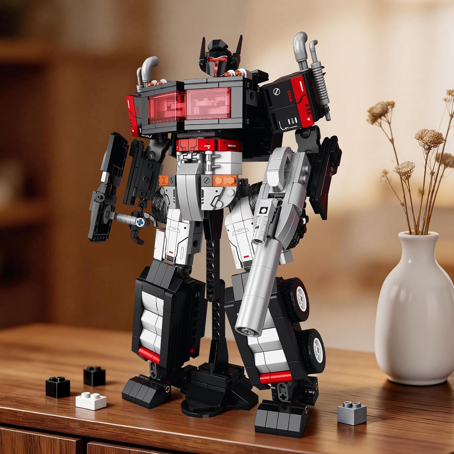 HIGH GODO Transforming Building Set, 2 in 1 Transforming Robot and Truck Model Kit for Display or Play, Collectible Robots Gifts Toys for Teens Adults 14+ (688 PCS)
