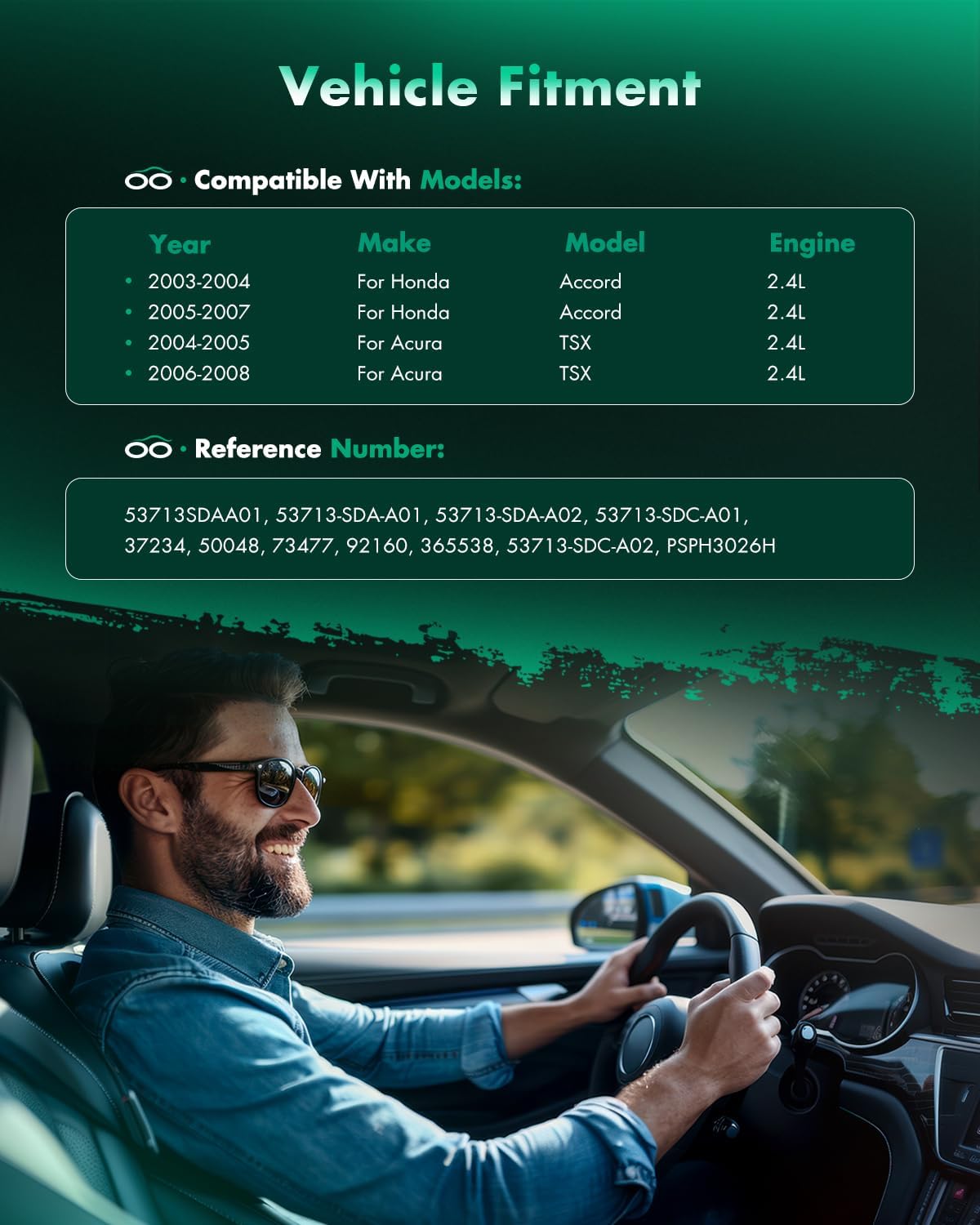 SCITOO Power Steering Pressure Hose Line Assembly Fit For Honda Accord 2.4L 2003 2004 2005 2006 2007 for Acura TSX 2.4L 2004 2005 2006 2007 2008 Replace #53713-SDC-A02