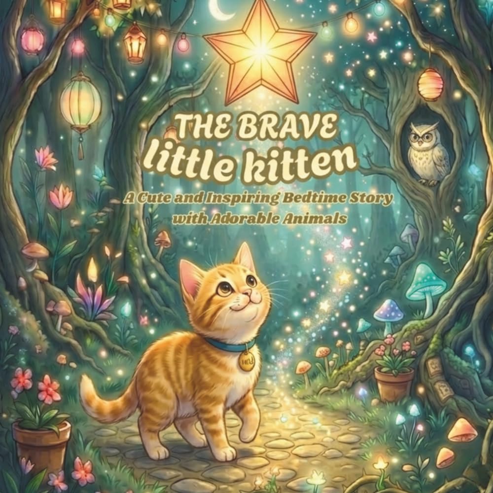 The brave little kitten: A Cute and Inspiring Bedtime Story with Adorable Animals