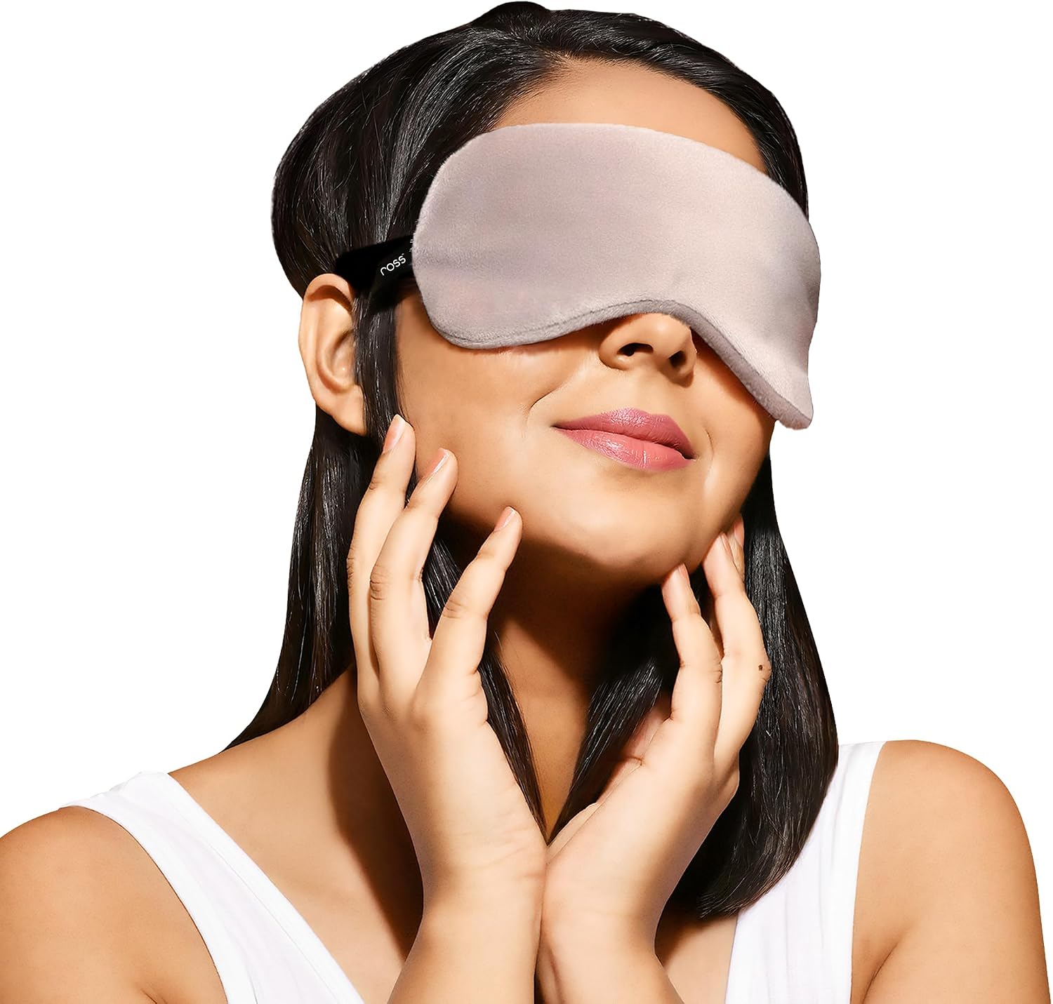 Ross 100% Mulberry Silk Sleep Mask Eye Mask, Super Smooth for Blind Fold (Maroon)
