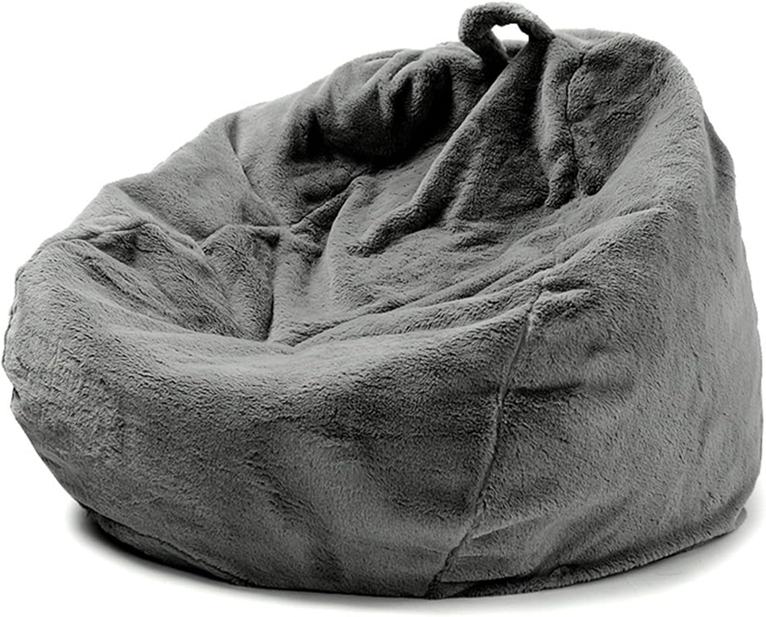 豆バッグチェアカバー（豆なし） ウルトラソフトフェイクファーファブリック怠zyなソファビーンバッグを埋めることなく リビングルーム、