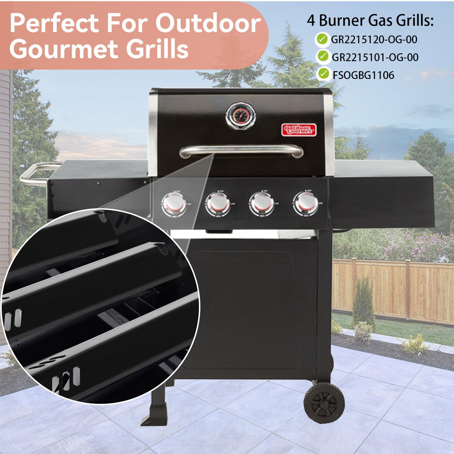 Elektrischer Grillzünder-Ersatzteil – Für Outdoor Gourmet Grill-Modelle Wie GR2215120-OG-00, GR2323101-OG-00, FSOGBG1106 Uvm.