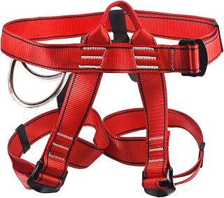 NewDoar Climbing Harness - High-Strength Half Body for Rock Climbing, Mountaineering, Rappelling, Tree Climbing & Fire Rescue