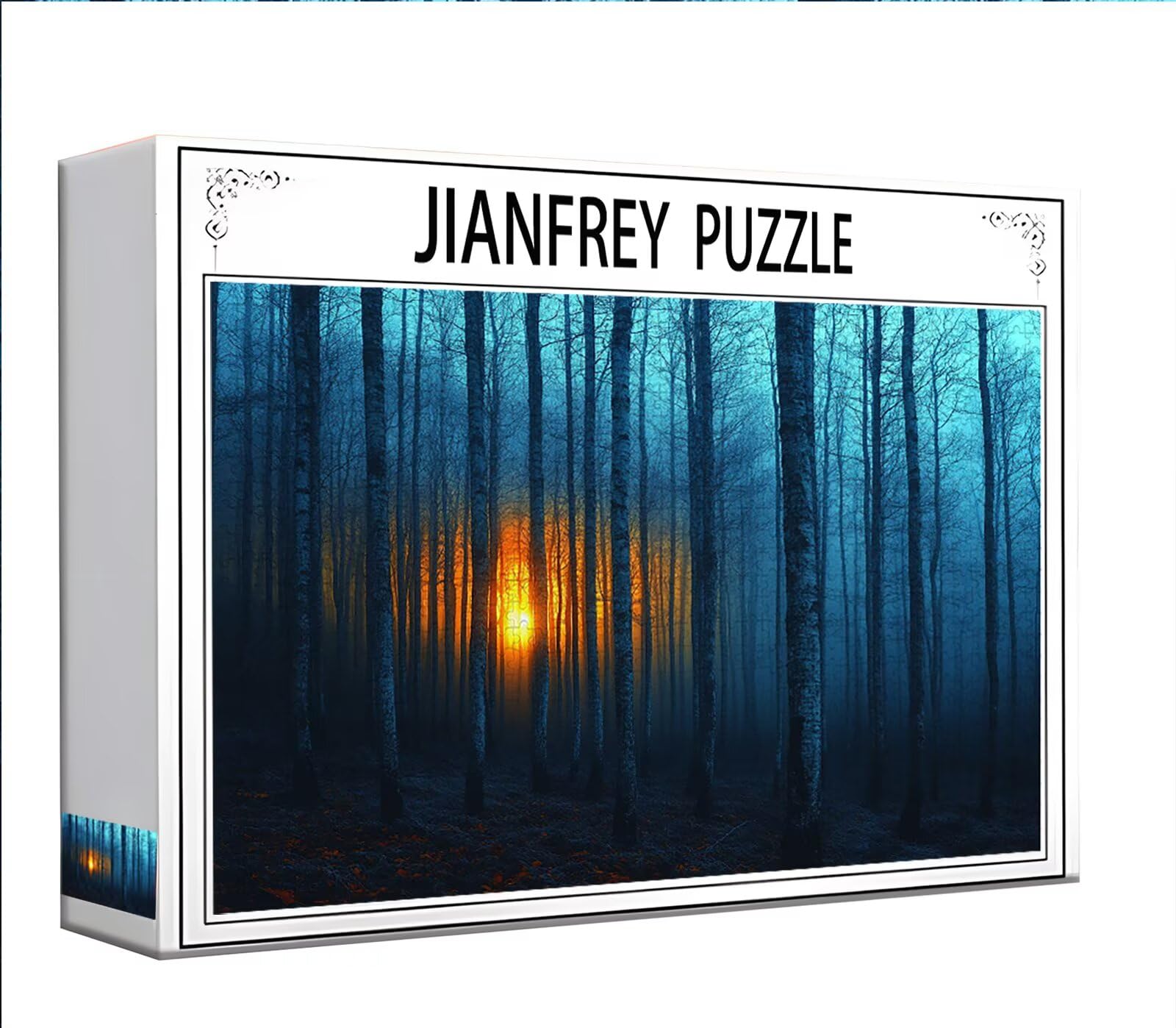 Puzzle 4000 Piezas Adultos Puzzle Bosque Atardecer Rompecabezas Adultos XXL 140 x 87cm, Impossible Rompecabezas, Jigsaw Arte Juego Educa Familiar Aliviar El Estrés, Regalos para Hombres y Mujeres H-9