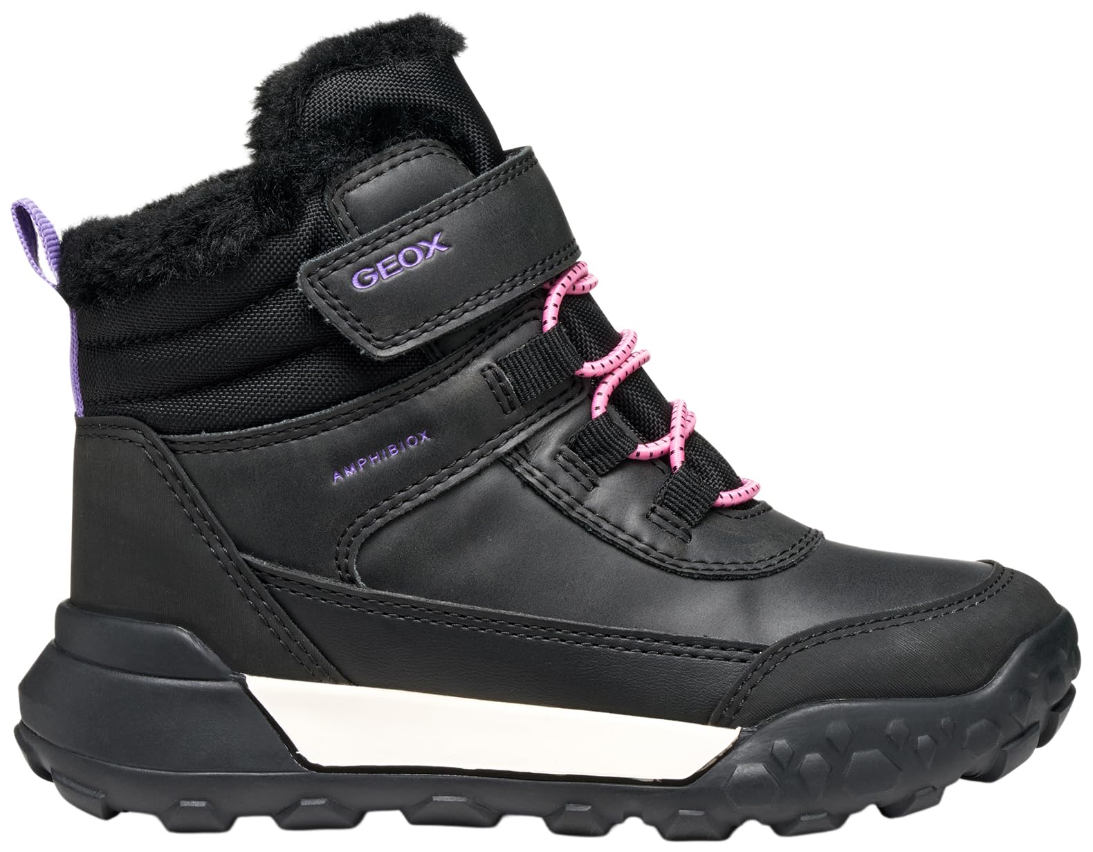 Geox J Trekkyup Girl B Ab, Stivale alla Caviglia Bambine e Ragazze