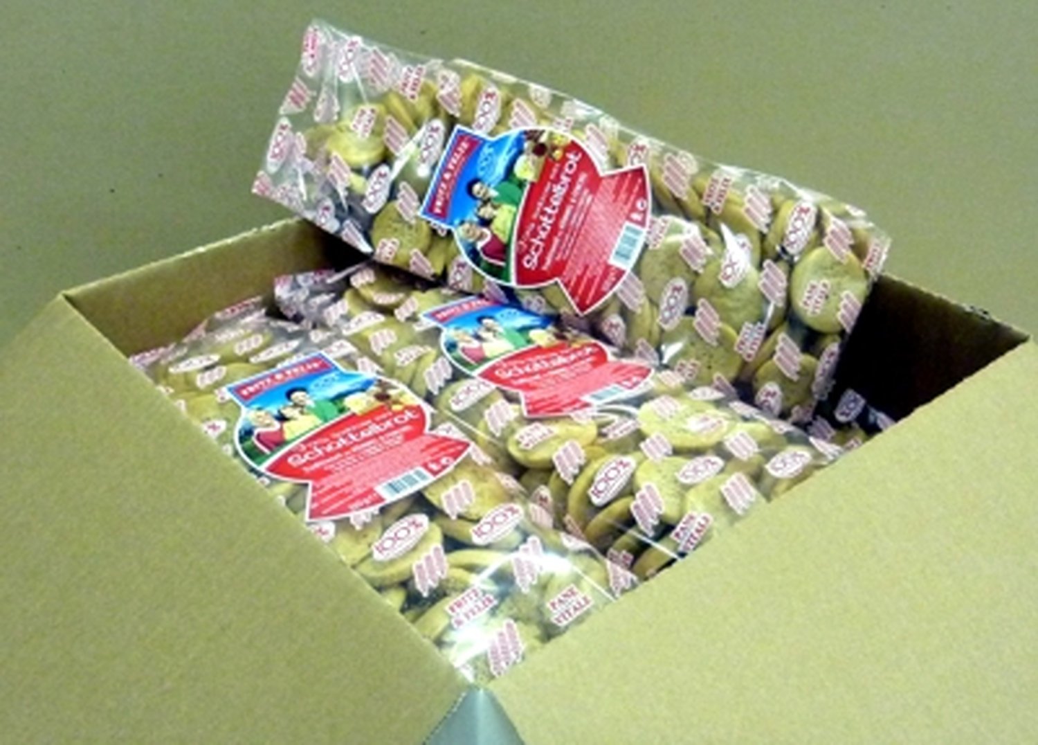 Mini Schüttelbrot con cumino e finocchio cartone 9 x 350 gr. - Fritz & Felix