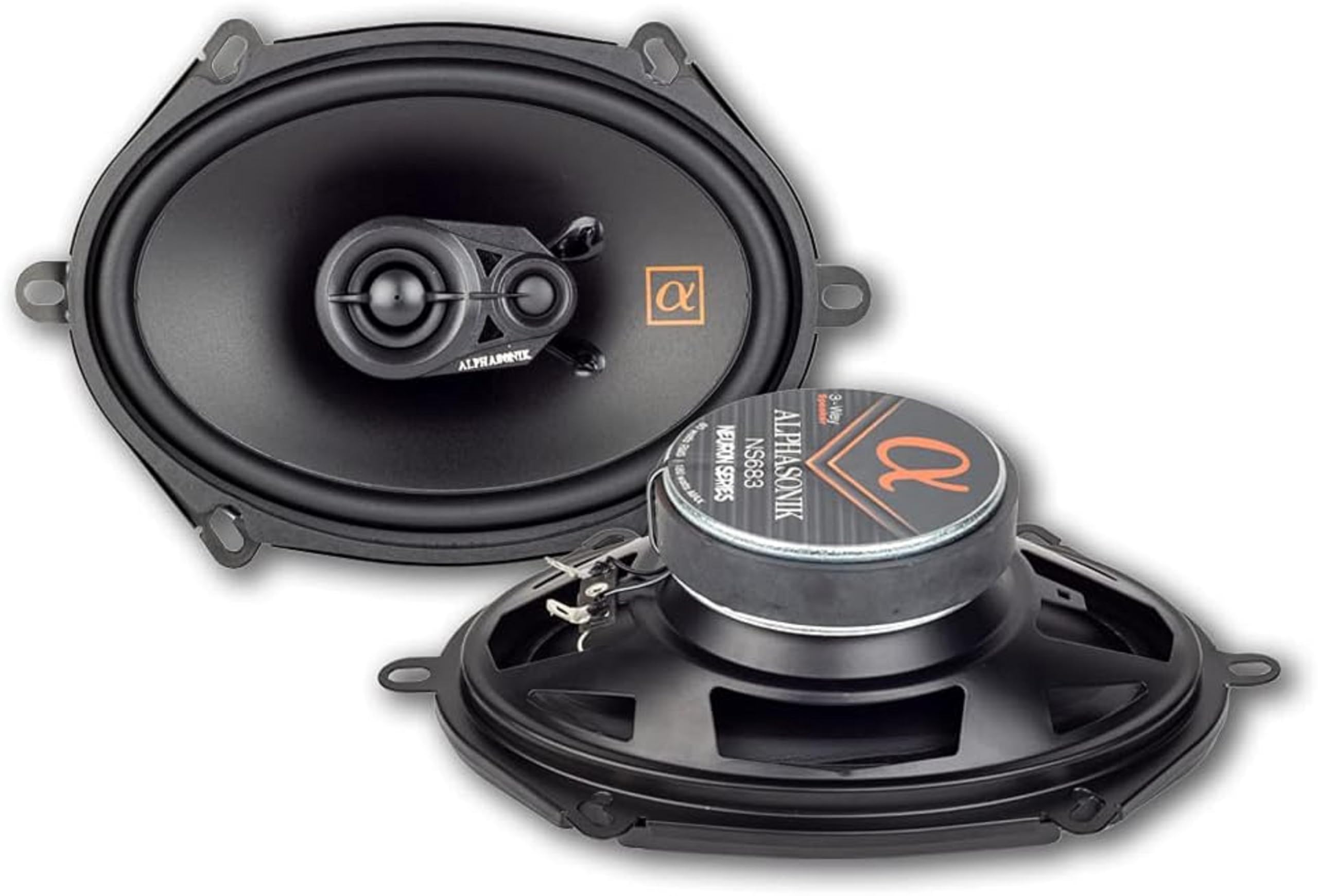 Amazon.com: Alphasonik 1 Pair of NS683 Neuron Series 6x8/5x7 (360