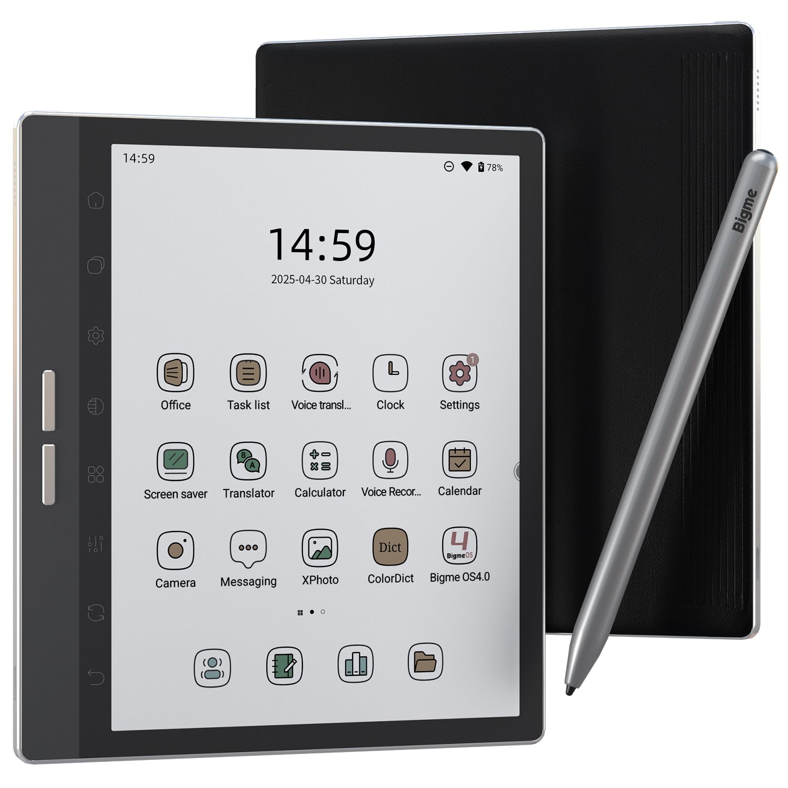 Amazon.co.jp: Bigme B751C-S カラー 電子書籍、電子ペーパ タブレット