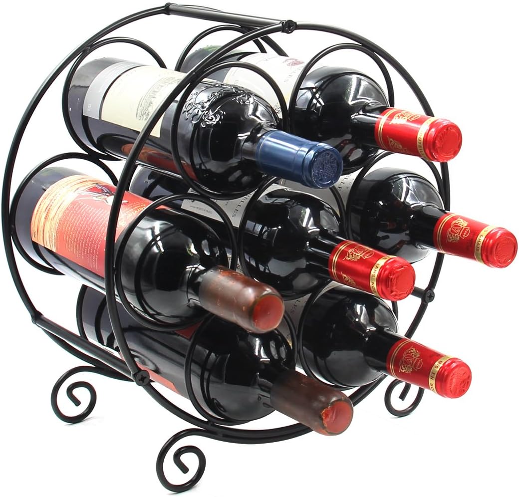 mDesign Wine Rack — Water and Wine Bottle Holder for Worktops, Pantries