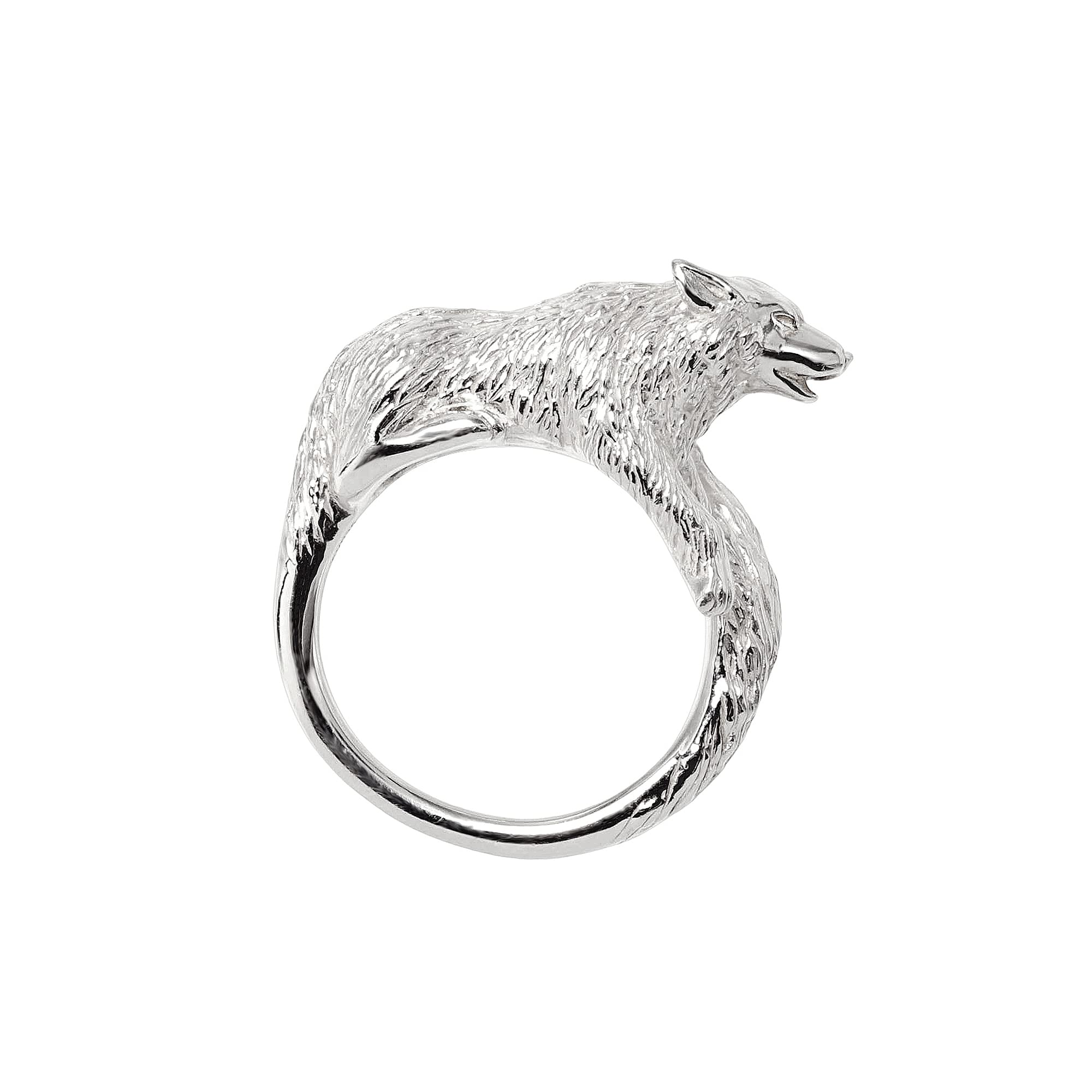 ヴァンドームブティック VB 旭山動物園応援企画 シンリンオオカミ リング Amazon | [ヴァンドームブティック]【旭山動物園応援商品】シンリン