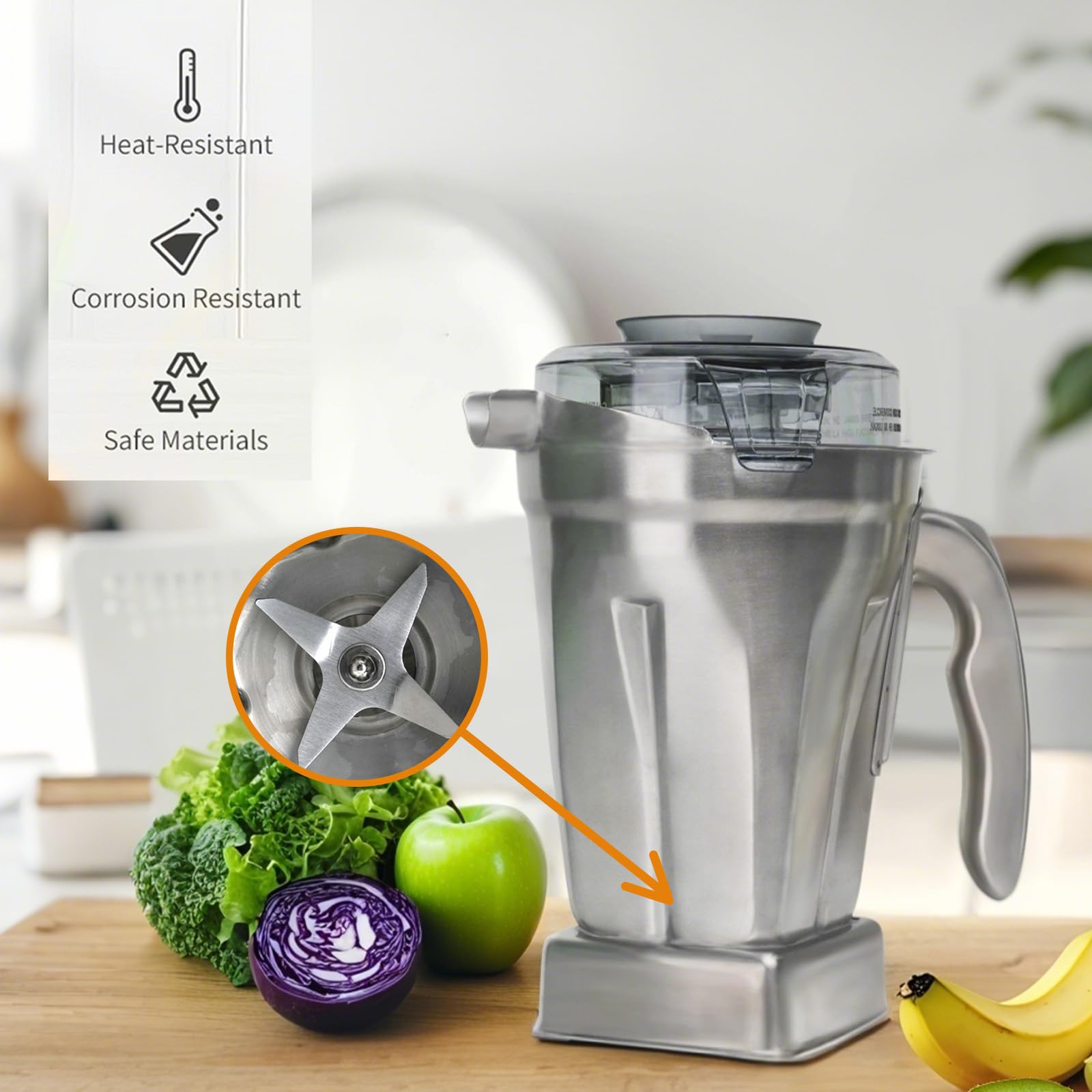 Steel Blender Vitamix Stainless Steel Jug 7500 Blender Vitamix