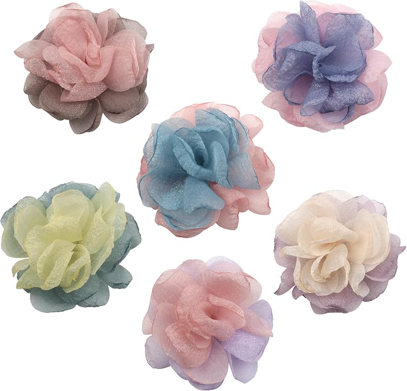 Pingentes Florais para Coleira de Gatos e Cães UBQUBQ, 6 Unidades