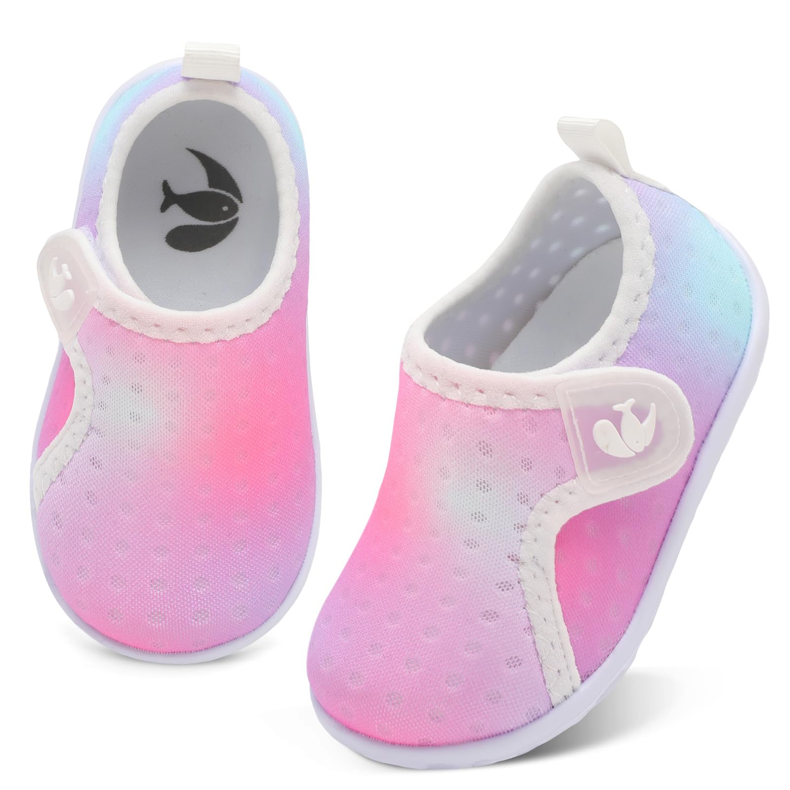 FEETCITY Boys Girls Water Shoes Kids Aqua Socks Quick Dry Barefoot for Beach Swimming Pool