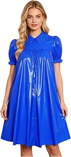 Oyolan Plastic Nightgowns for Women Pajamas Sleeping Wear | Chemise,Nightie,Sleep Dress,Nightdress,Babydoll Lingerie,Easy To Wear,Y2k Going Out Dress,Flowy a Line Skirt,Clubwear