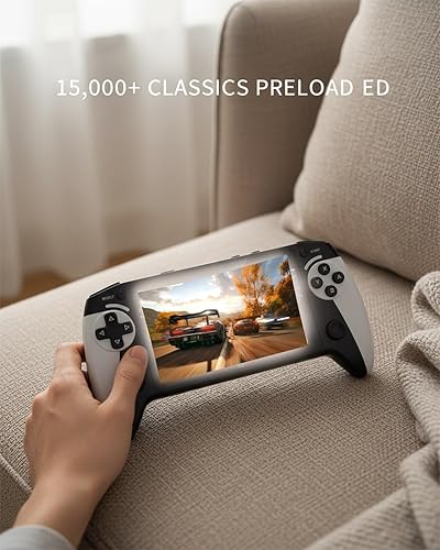 Miniatura 6 de X9 - Consola de juegos de mano retro para juegos clásica, emulador precargado, video 20000+ sistema de juegos integrado 64gb Pantalla HD IPS de 5.5