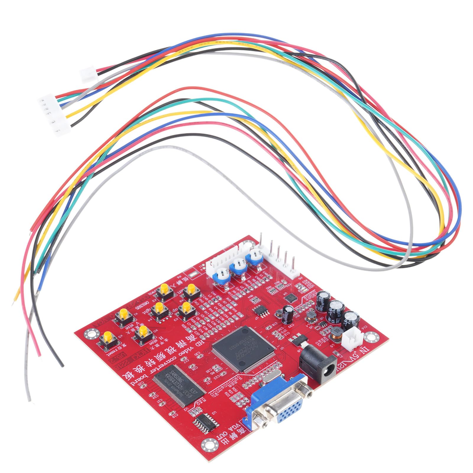 Accessori da gioco Console Convertitore per videogiochi Scansione automatica Segnali di gioco Gioco RGBS/CGA a VGA Converter RGBS a VGA