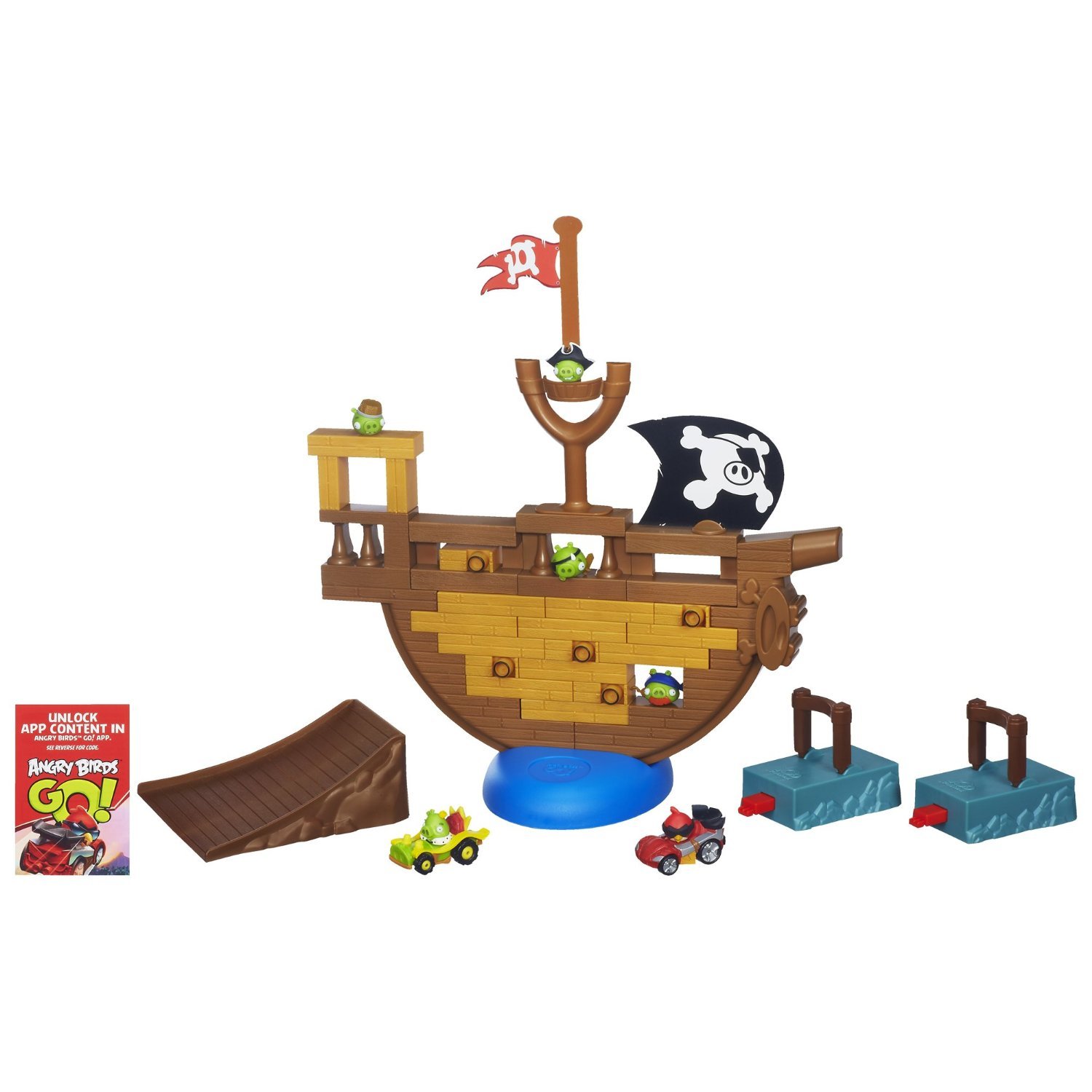 Angry Birds Go! Jenga Pirate Pig Attack Game: Buy Online at Best