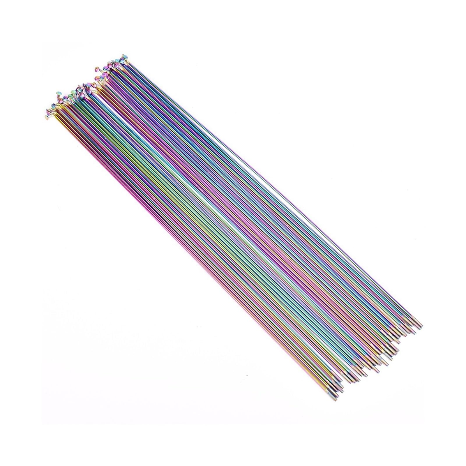 Rayons de vélo en acier inoxydable 259 mm colorés de haute précision pour rayonnage
