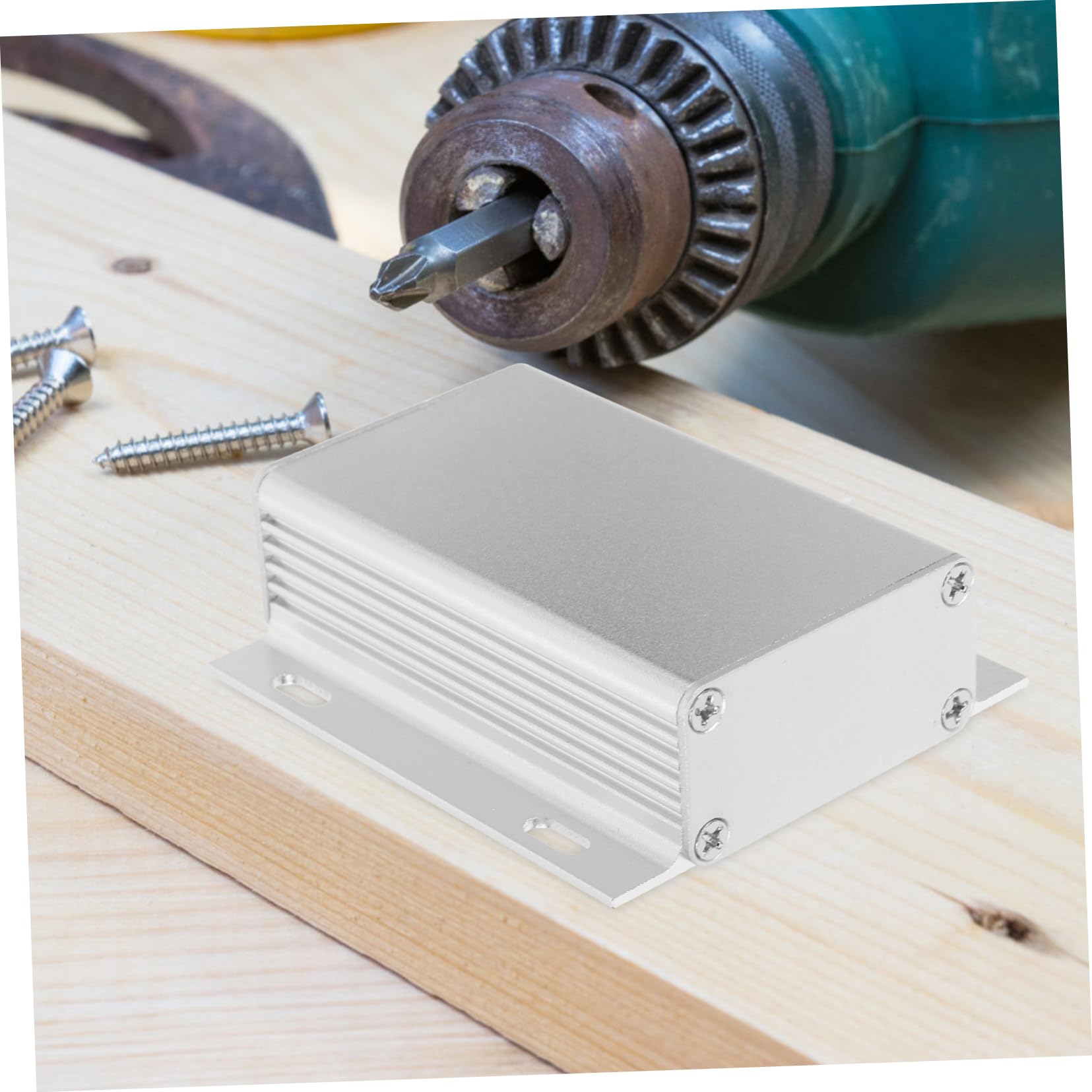 Lurrose Boîte De 5 Pièces Coque en aluminium projet petit réparation boîtier de boîtier