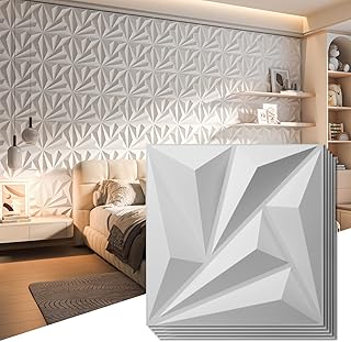 Art3d 20 Pack Decorative 3D Wall Panels 11.8 x 11.8 Inch Covering 19 Sq....