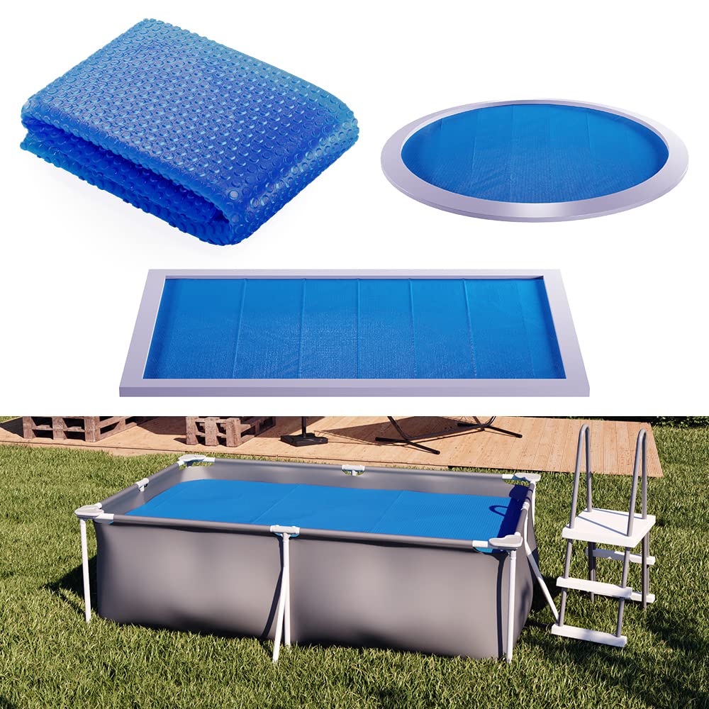 ok-living Solarfolie, Blau, 260 cm robuste 400µ My Solarplane, zur Abdeckung und Reduzierung von Wärmeverlust im Schwimmbecken