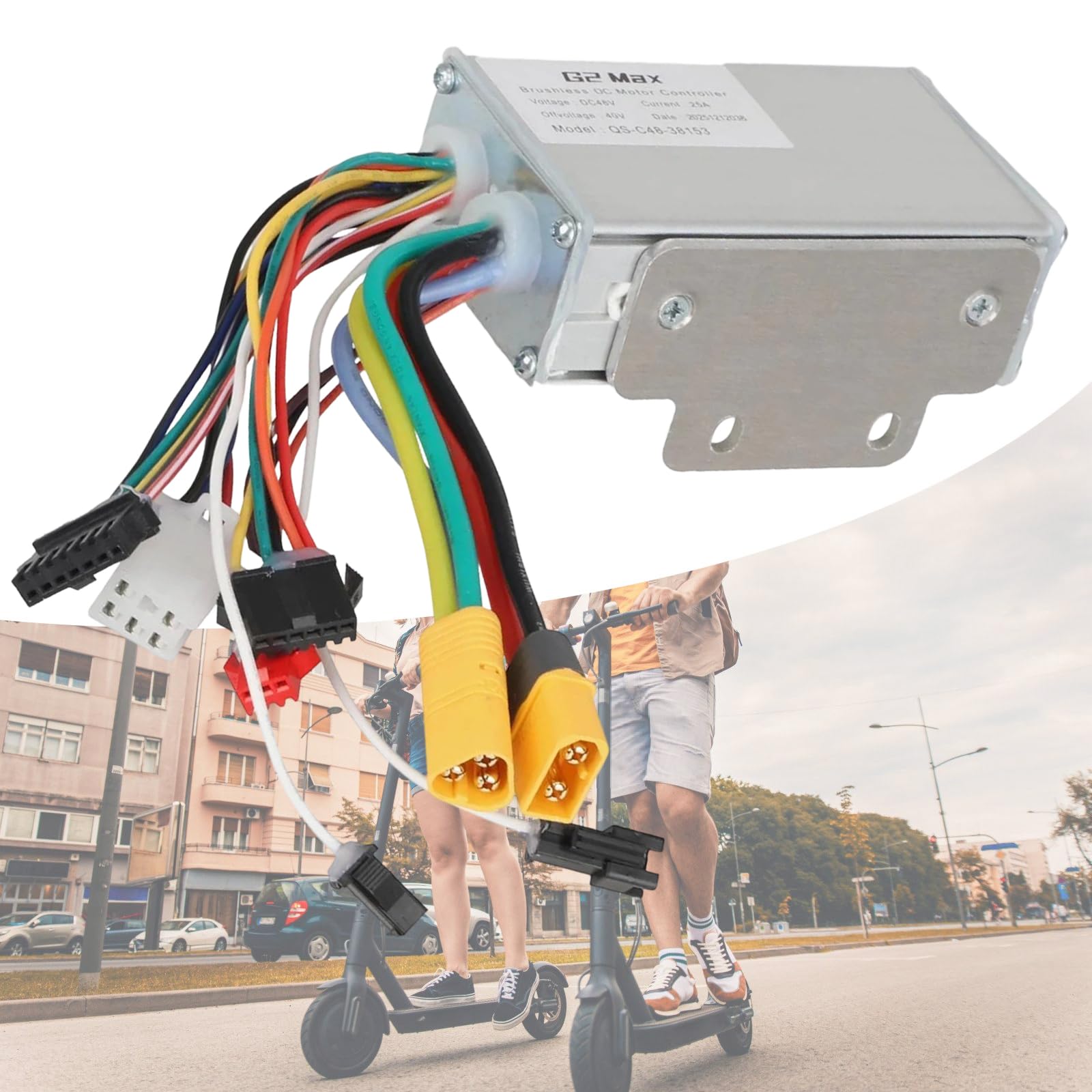 Set di regolatori per scooter elettrico brushless, 48 V/25 A, per scooter Kukirin, per controller della scheda madre elettrica