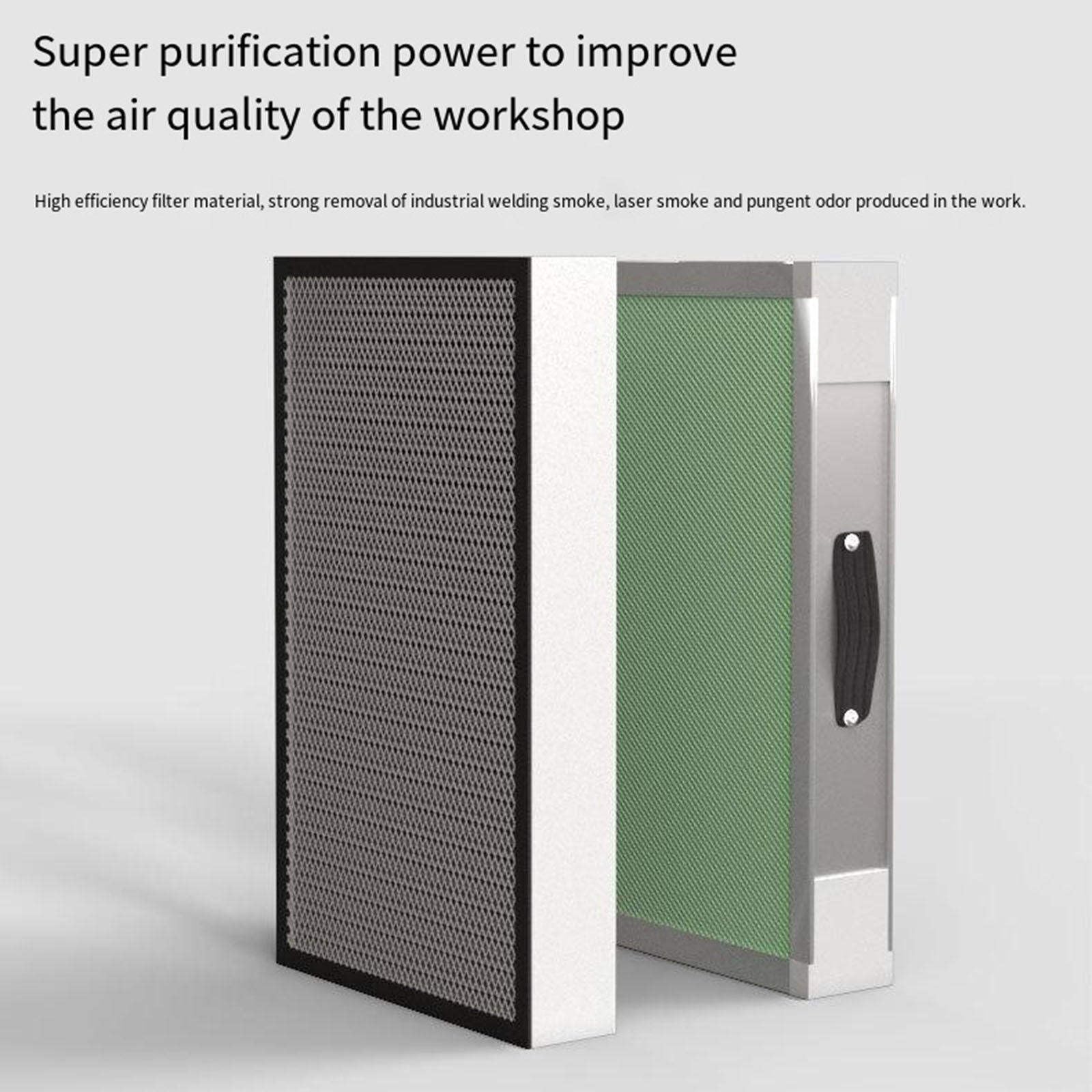 Extractor de humos de soldadura, absorbente de humo de 210 W con filtro de 3 etapas para una extracción eficiente de humos durante la soldadura