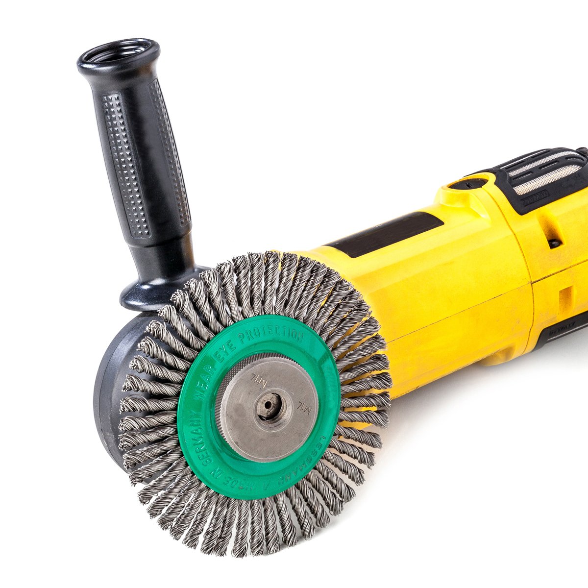 Lessmann Zopf-Rundbürste Drm 125 x 6 mm 40 Z ROH glatt 0,50 mm Bohrung 22,2 mm, 473801EZ