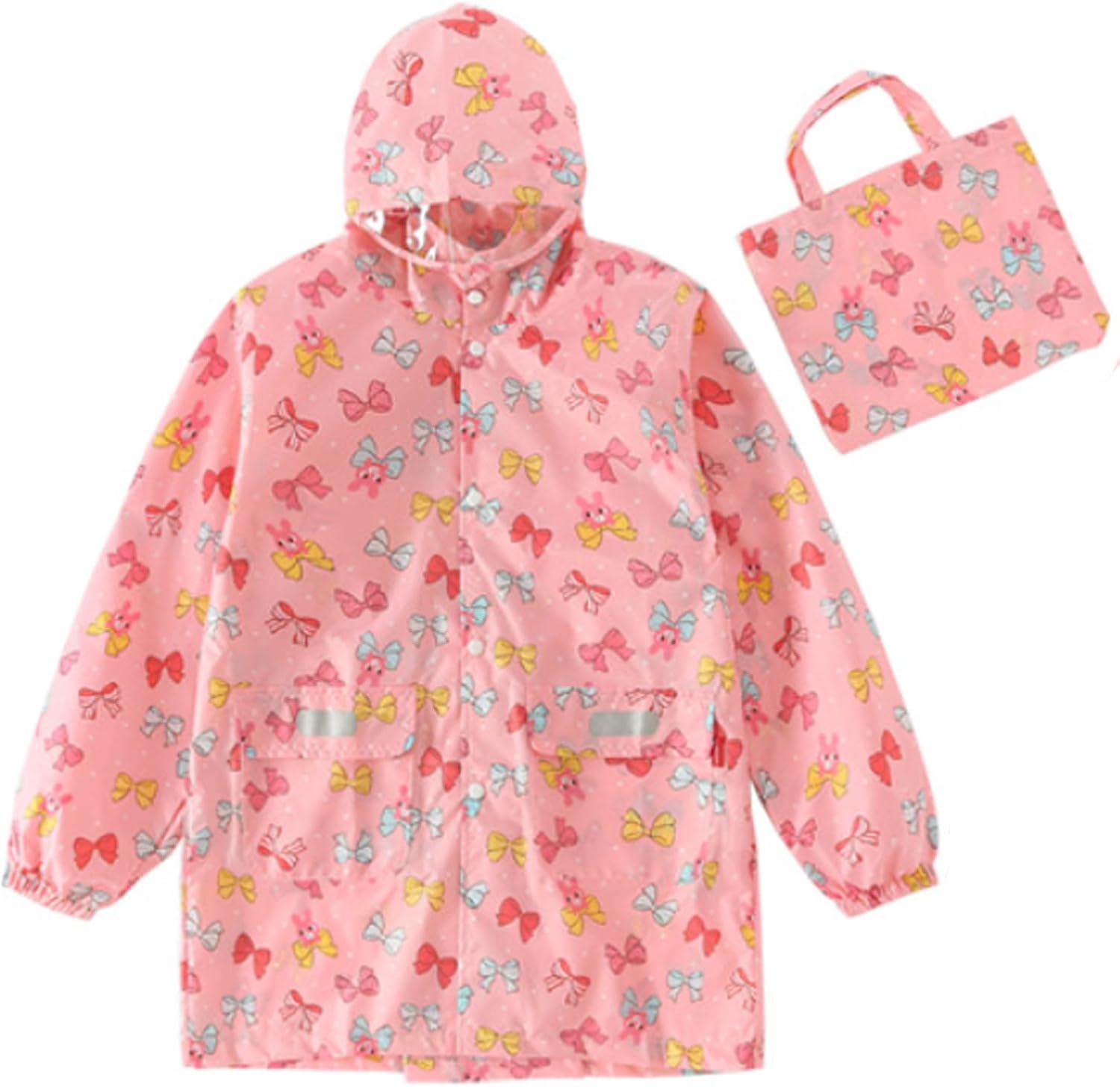 Boys Girls Raincoat Kids Waterproof Rain Jacket Lightweight Rain Poncho