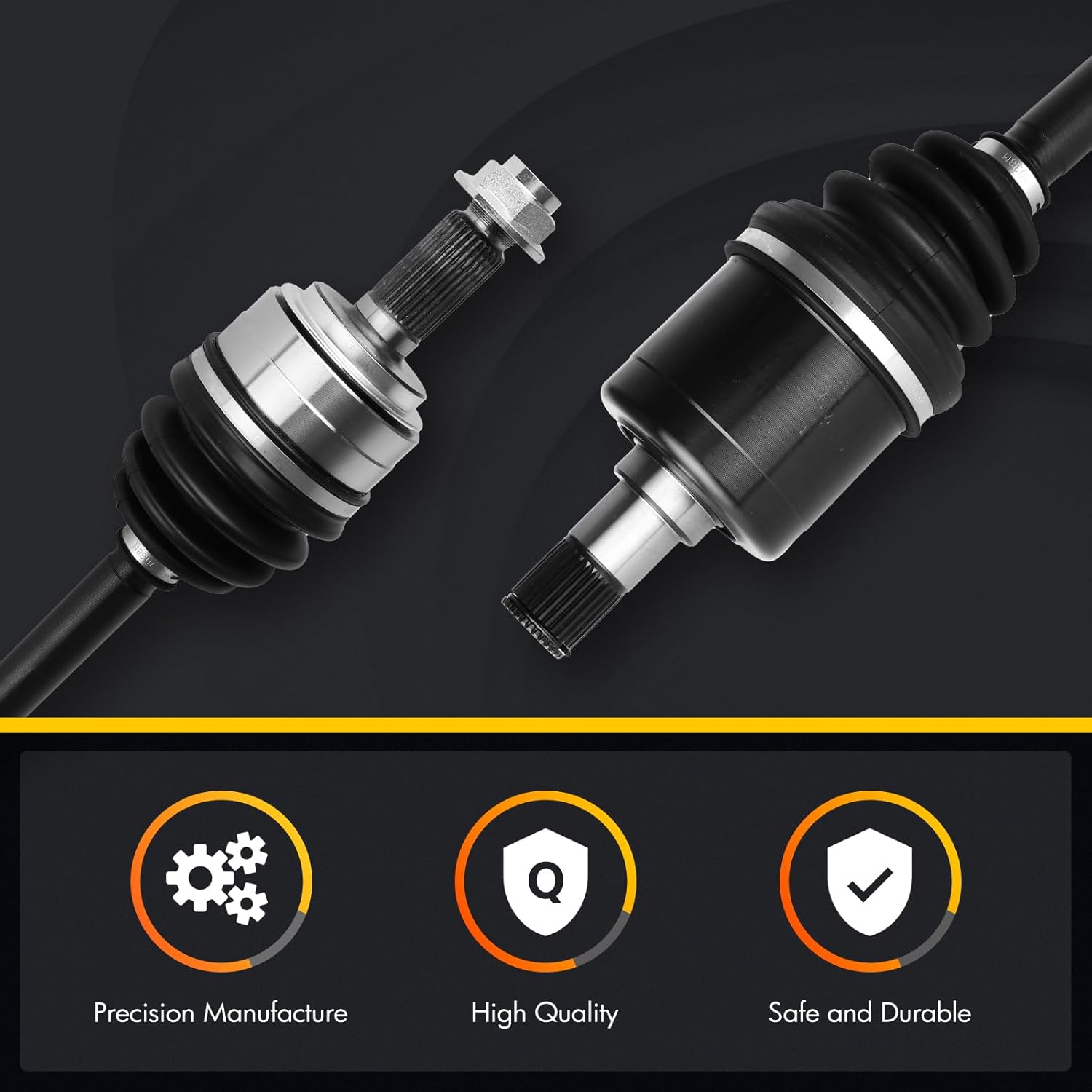 KUSATEC CV Axle Shaft Assembly Compatible with Honda Odyssey 2005-2006, Front Left side, Replace# 66-4224