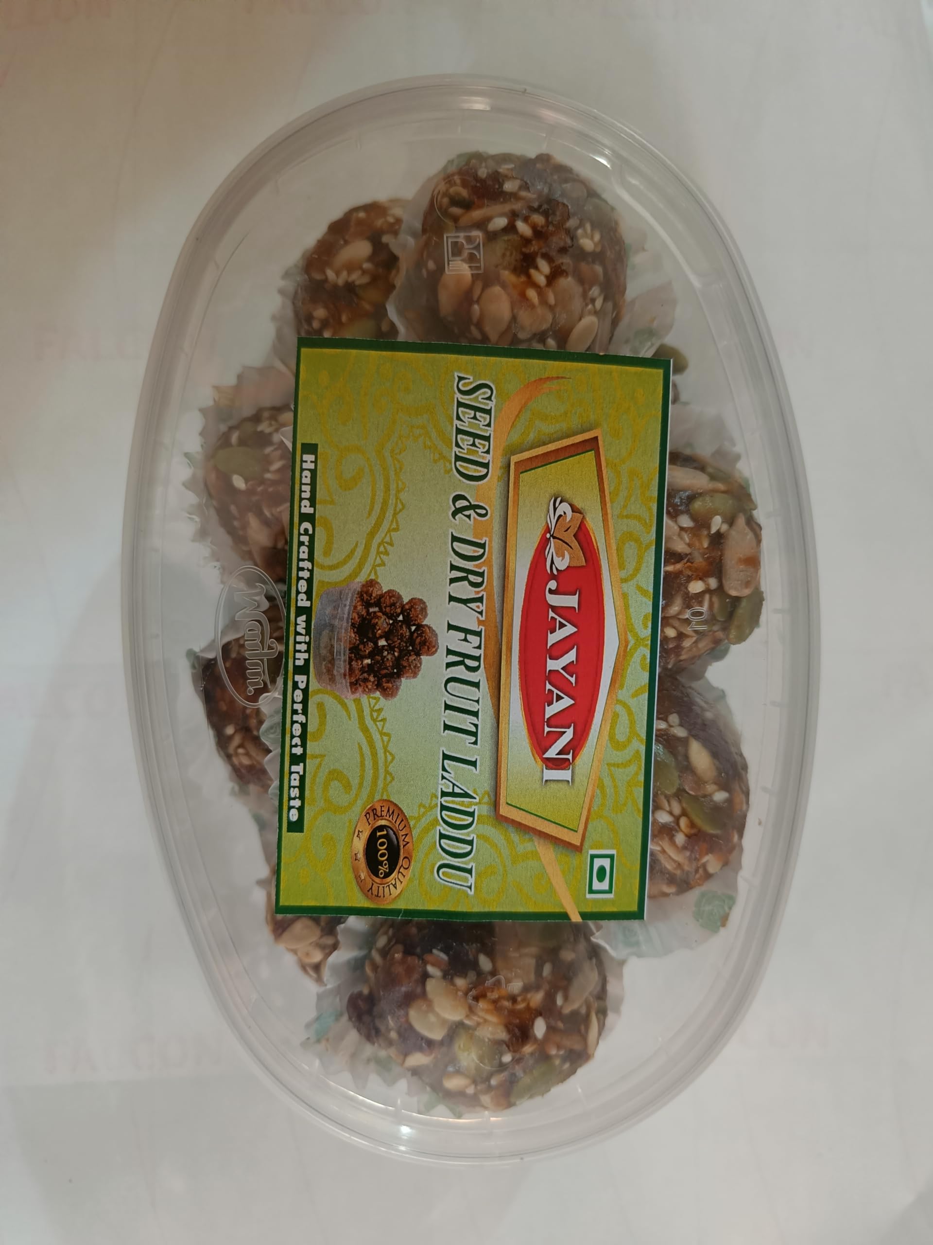JAYANI Homemade Khajoor, Seeds and Dryfruits Laddoo, Traditional Indian Snack Mix 1