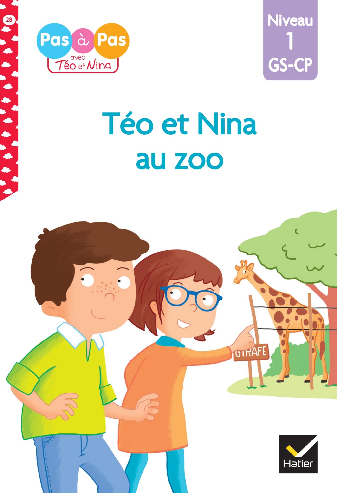 HATIER Téo et Nina GS-CP Niveau 1 - Téo et Nina au zoo Paperback – Big Book, 7 October 2020