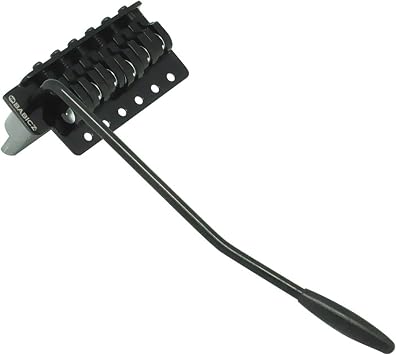 Full Contact Hardware FCH Z Series 6 Hole Strat Tremolo Narrow Electric Guitar Bridge FCHZ6STNBK