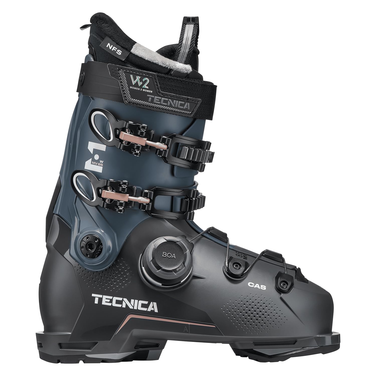 Tecnica - Scarpe Da Sci Mach Boa Mv 85 W Gw Grigio Donna - Donna - Dimensione 25 - Grigio