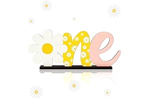 Daisy Groovy One Letter Sign: A Charming Addition to Your Daisy-Themed Celebrations