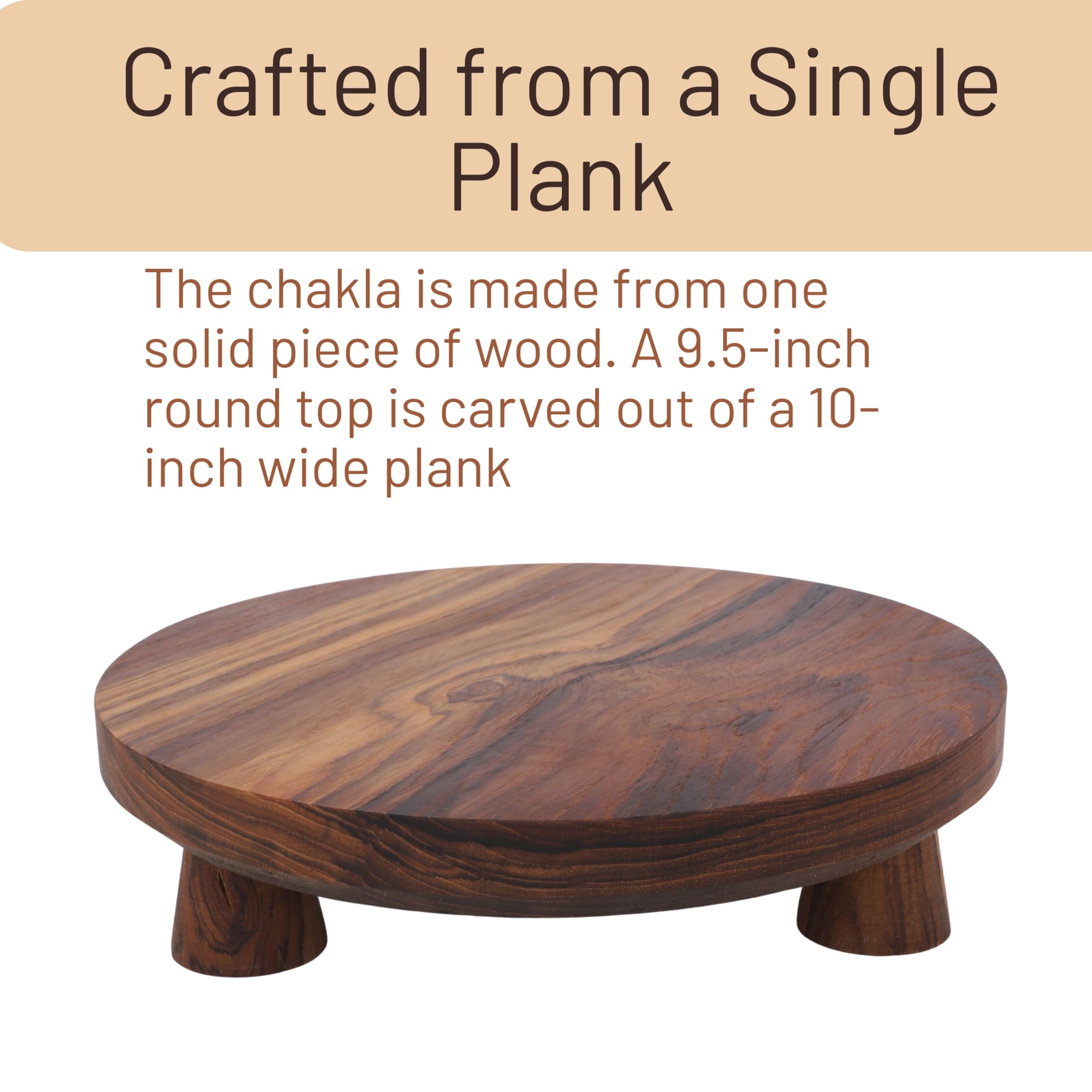 Buy Cedar by Singhs | Chakla Wood | Teak-Wood chakla | Japanese