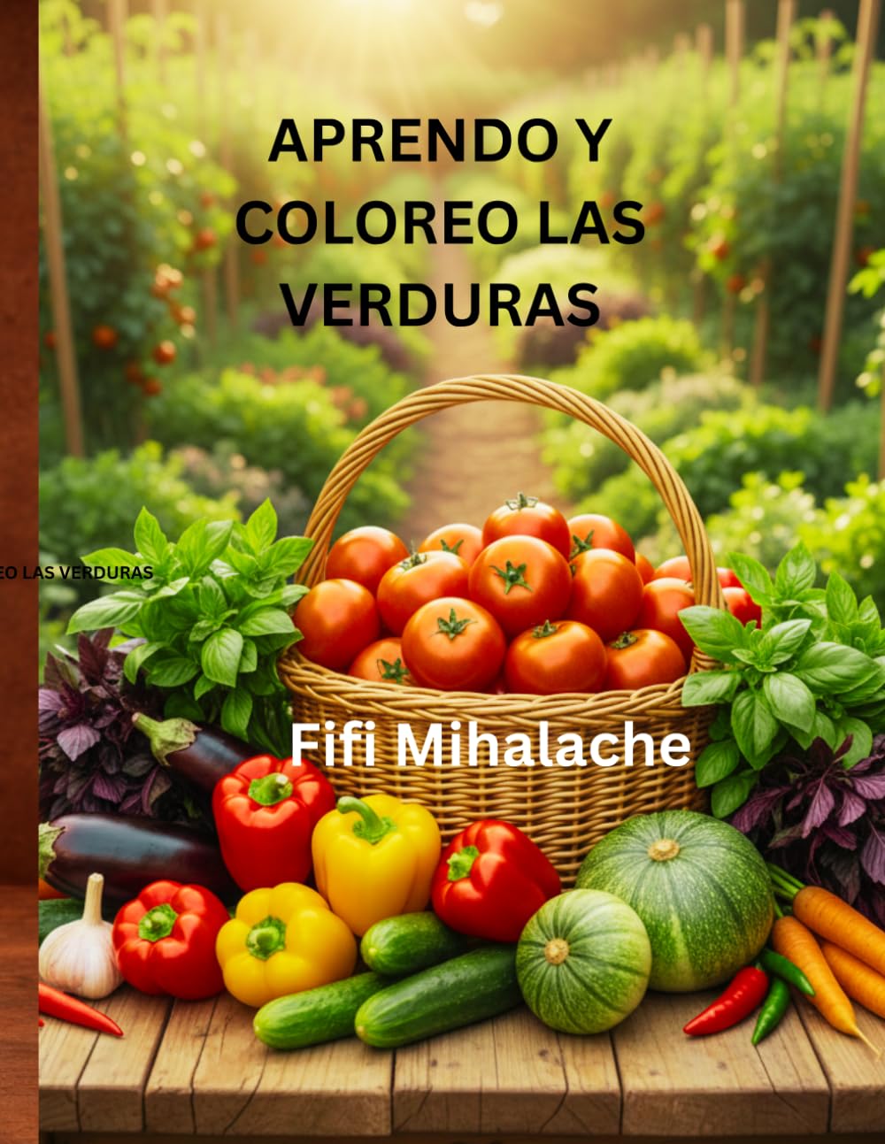 APRENDO Y COLOREO LAS VERDURAS: para niños de 4 a 10 años