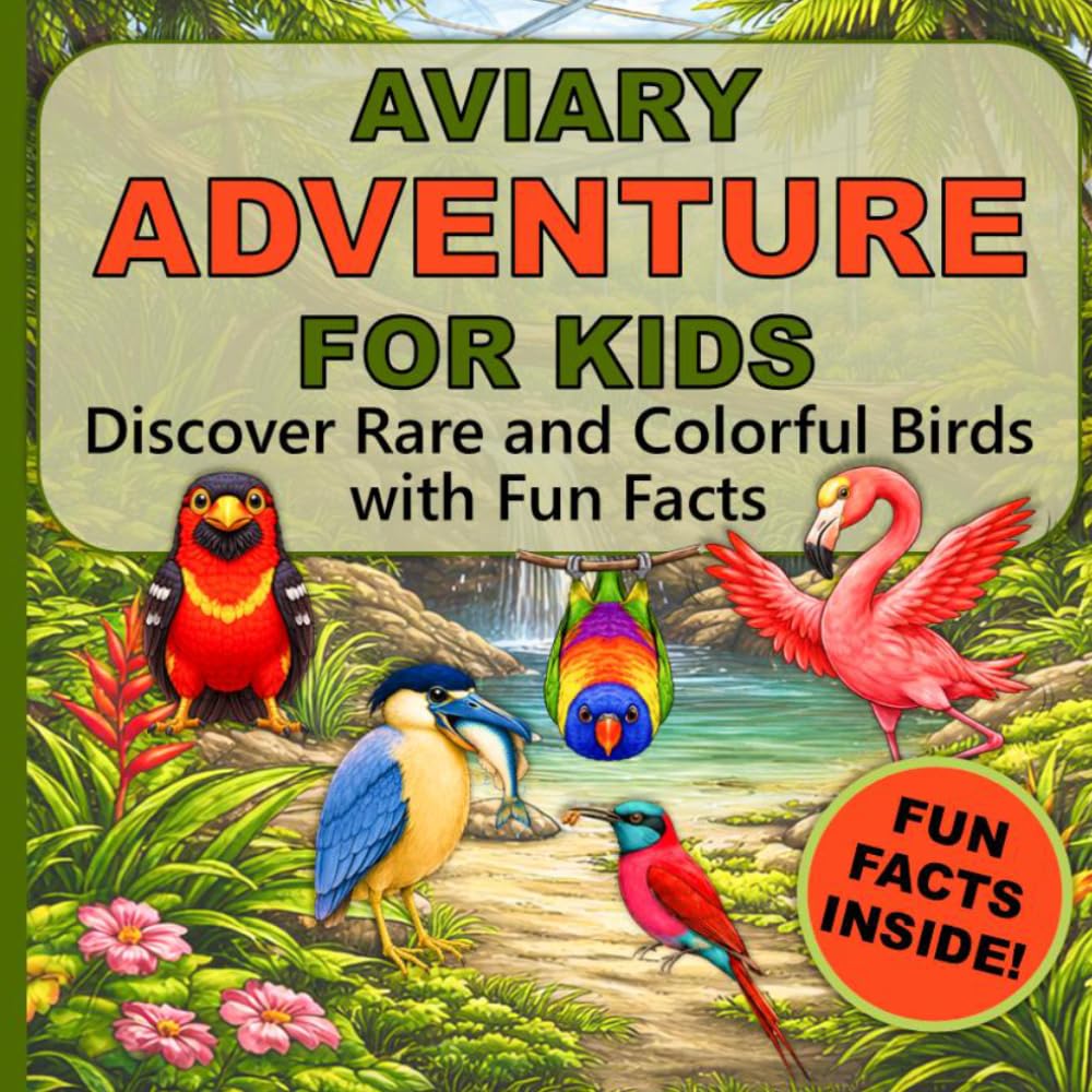 Aviary Adventure For Kids: Discover Rare and Colorful Birds with Fun Facts