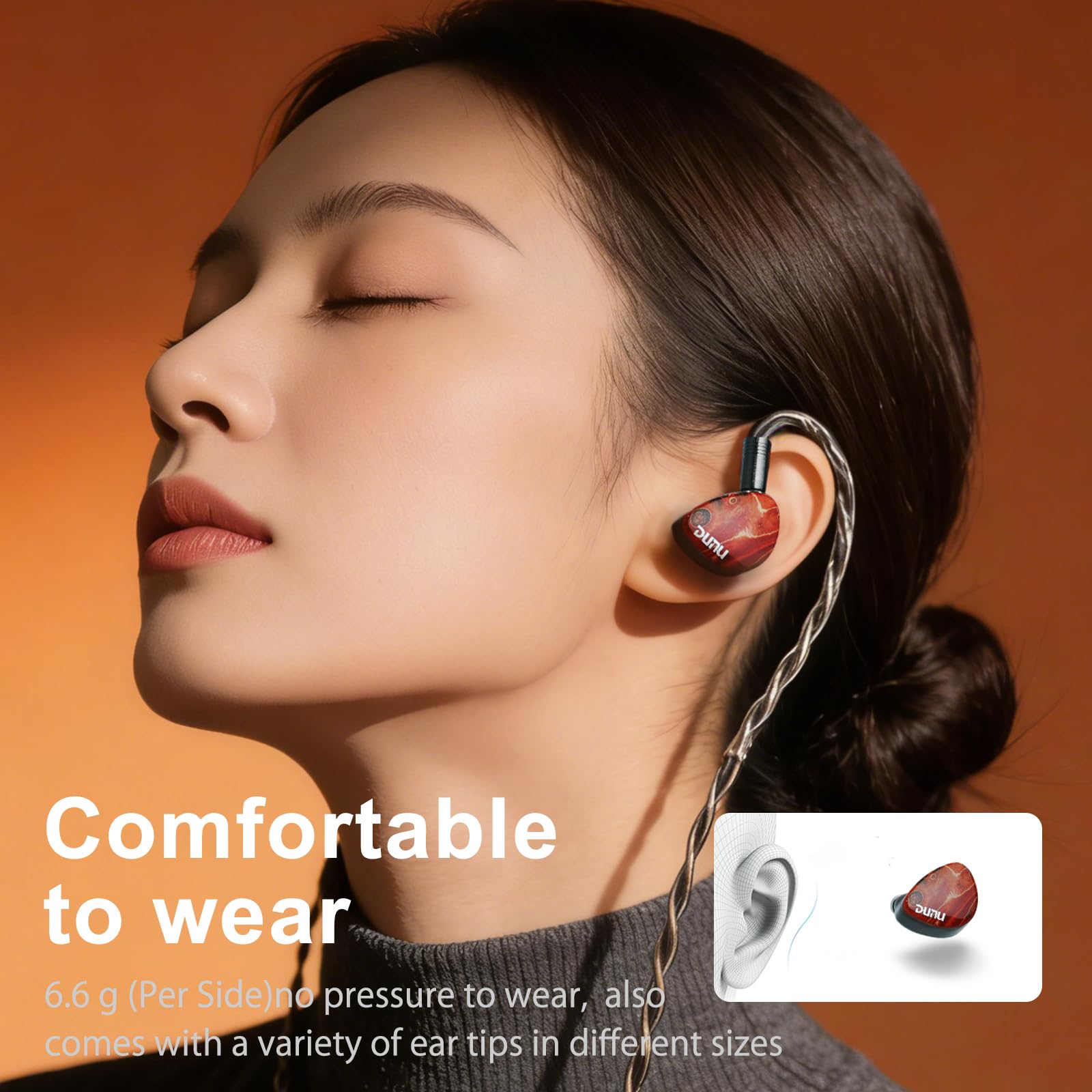 Amazon.co.jp: HiFiGo DUNU x Gizaudio Da Vinci IEMs 2DD+4BA